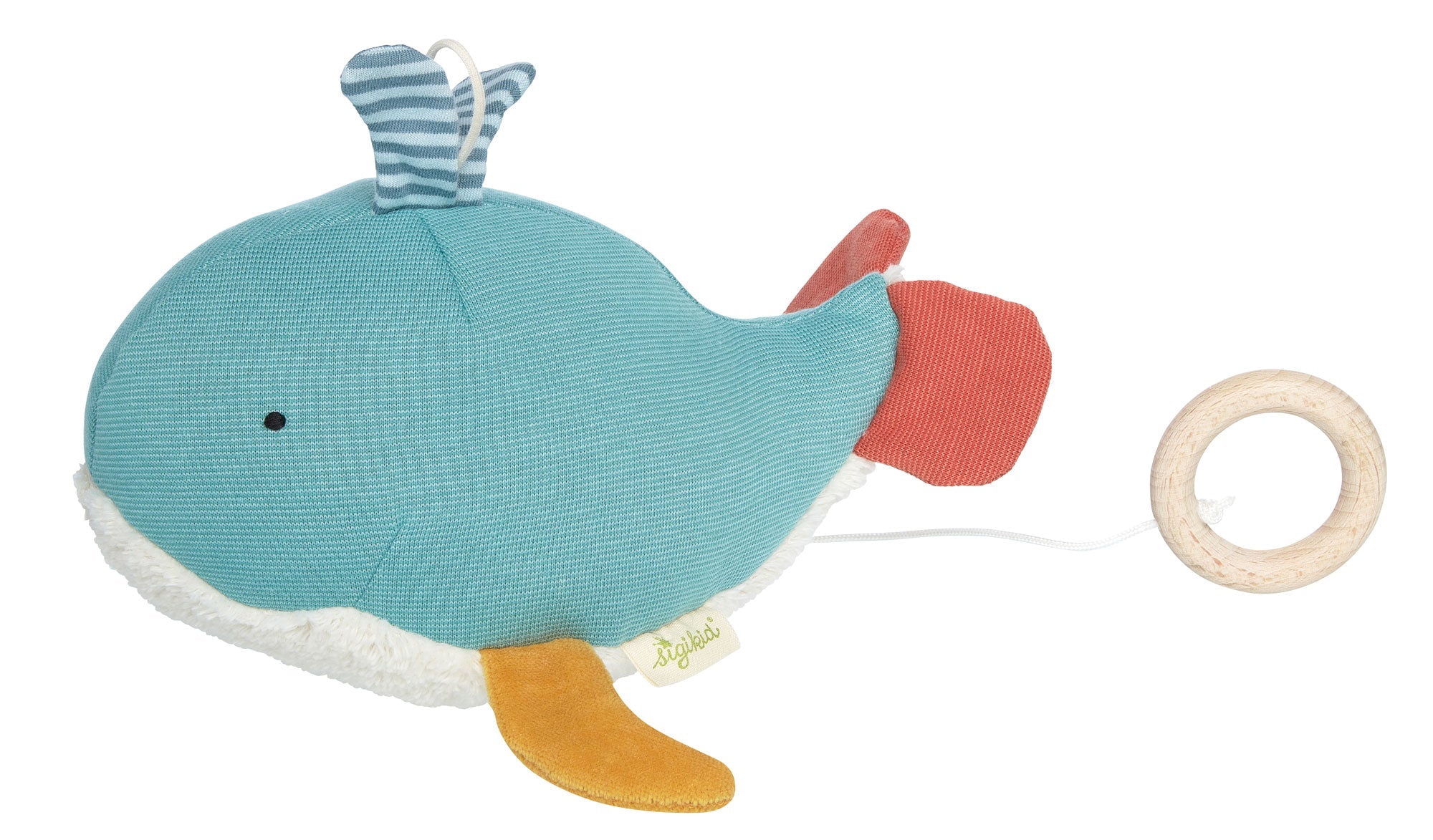 Sigikid Organic Whale Musical Toy - Image 8