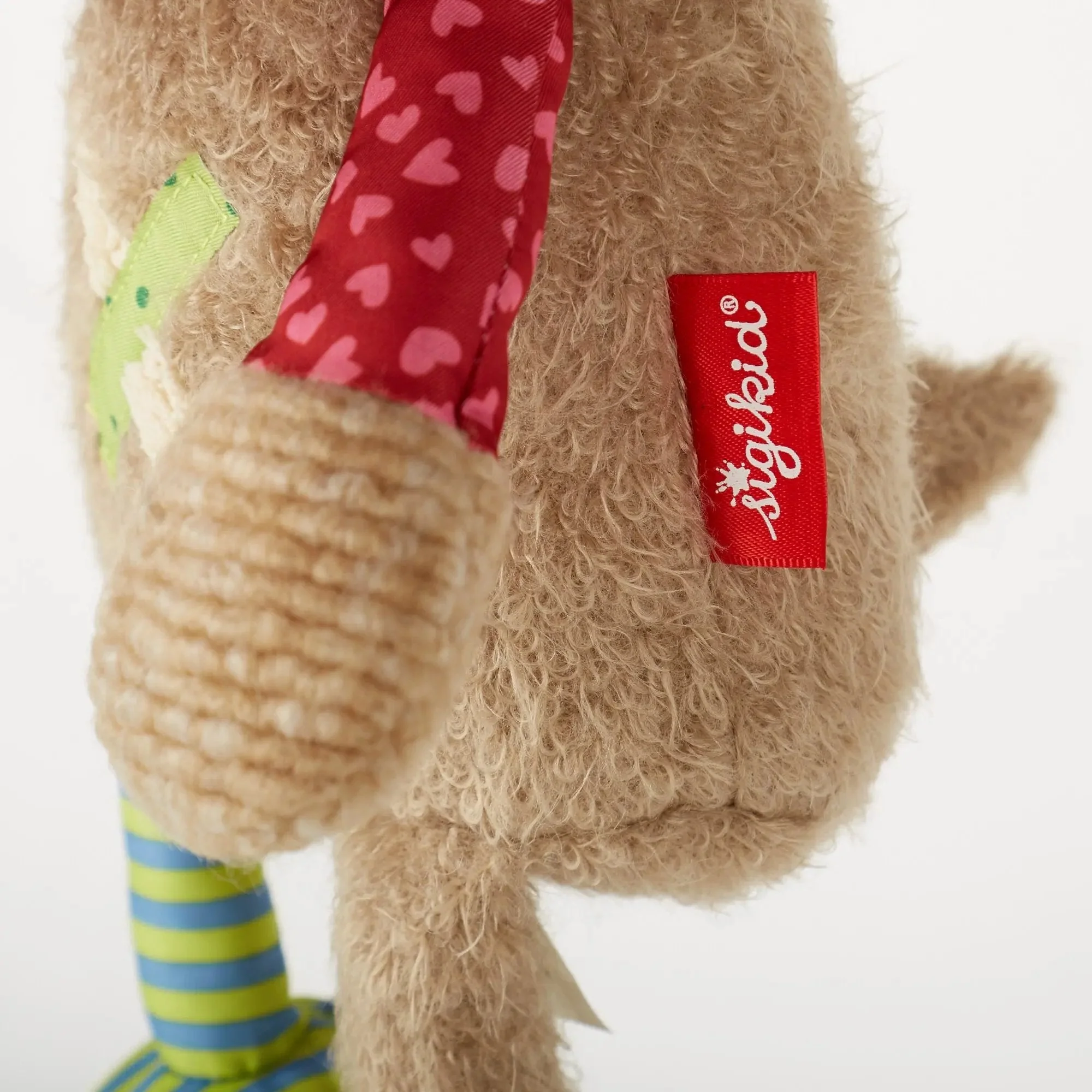 Sigikid Patchwork Bear Plush Toy - Image 3