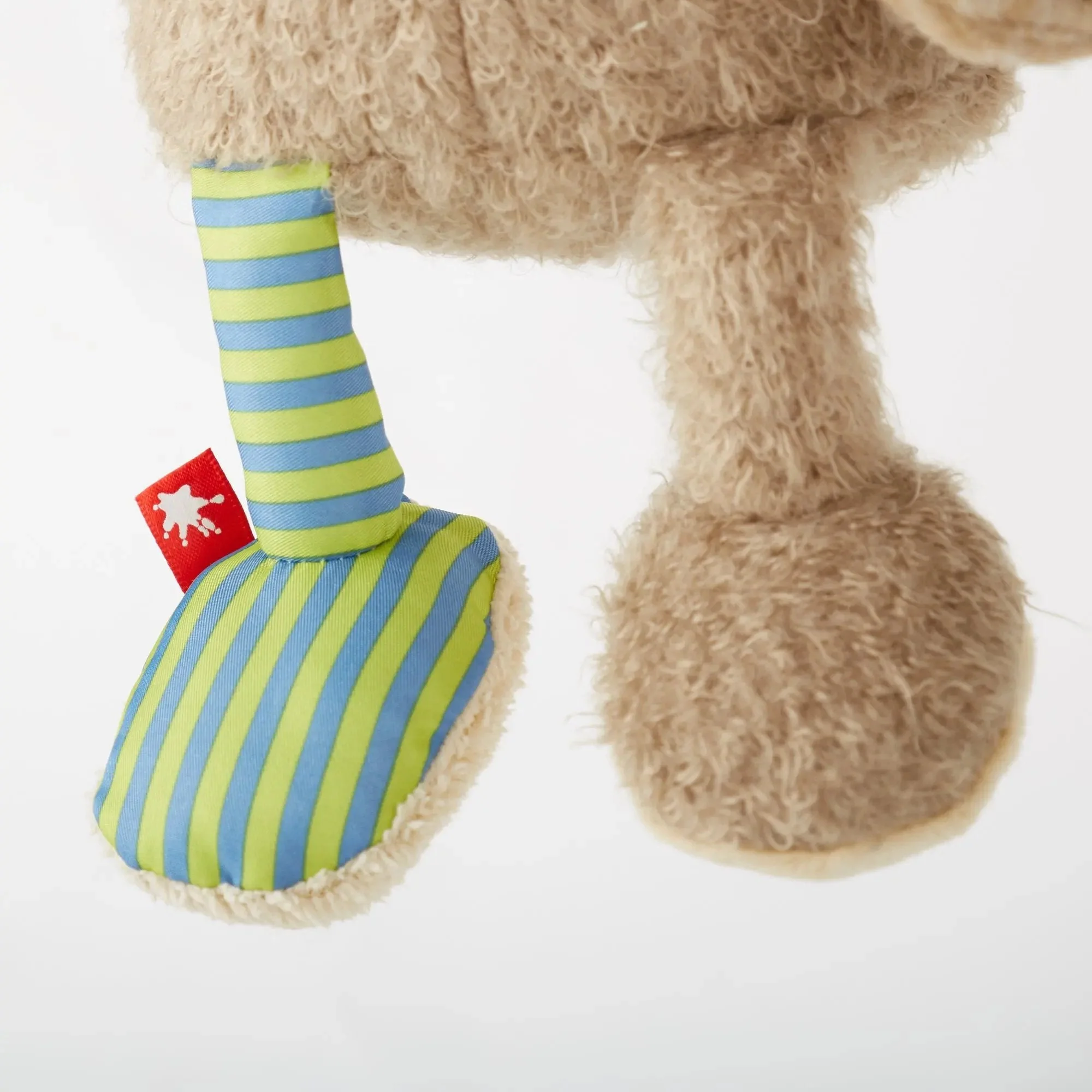 Sigikid Patchwork Bear Plush Toy - Image 4