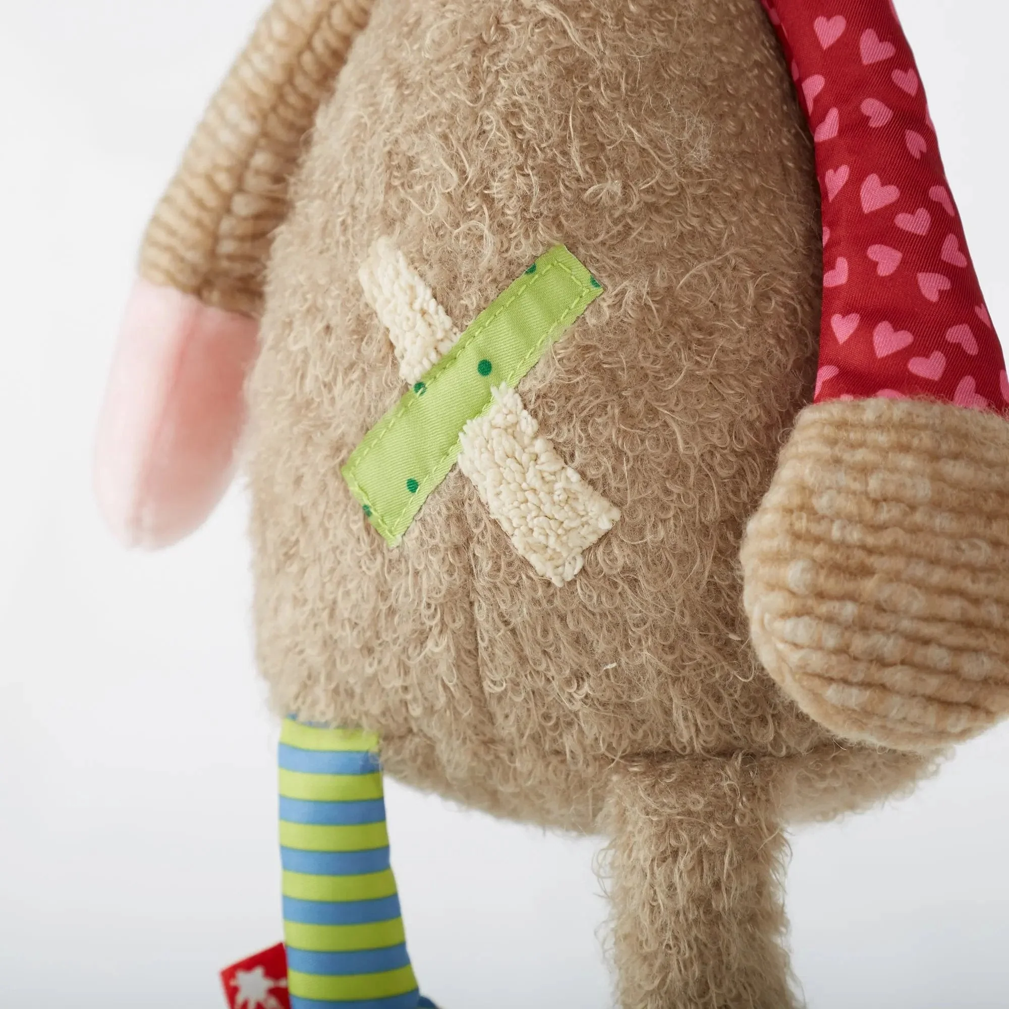 Sigikid Patchwork Bear Plush Toy - Image 5