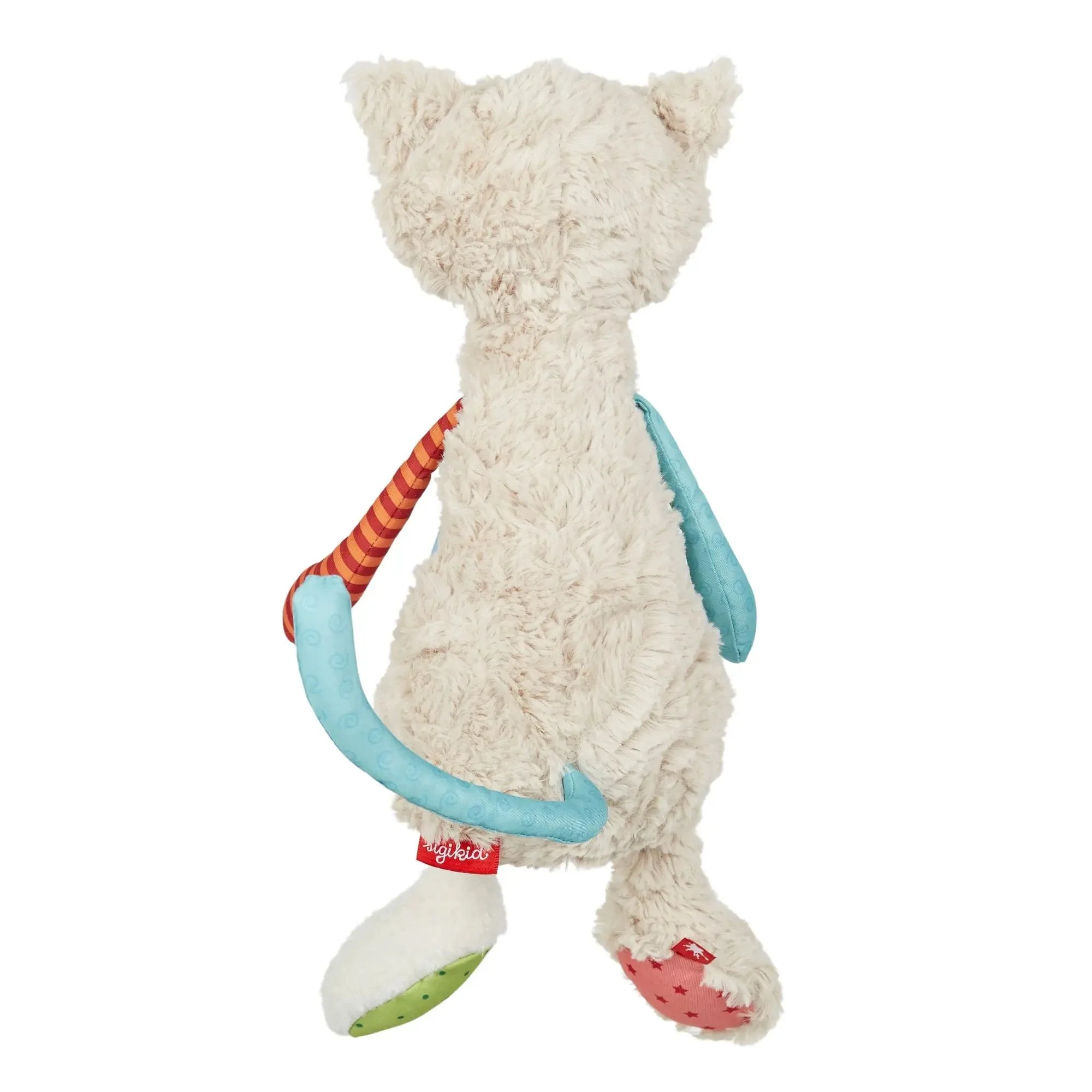 Sigikid Patchwork Cat Plush Toy - Image 7