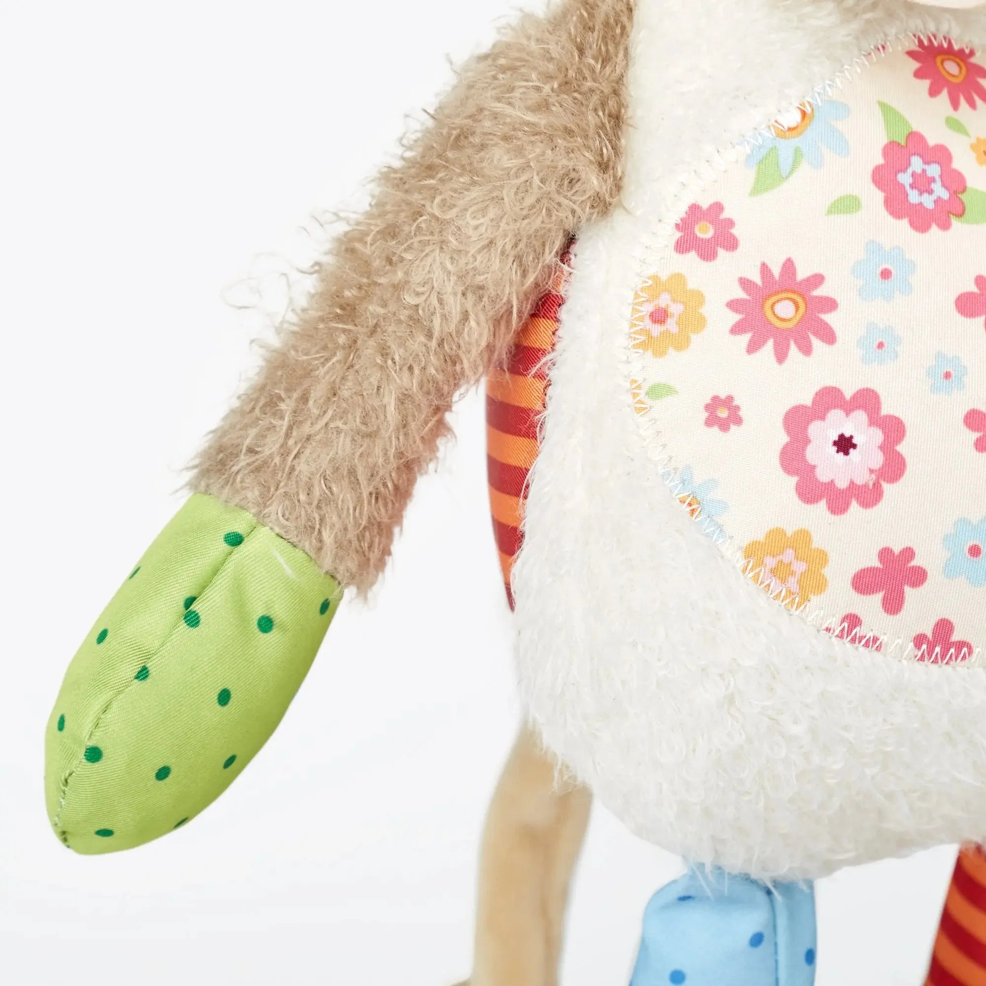 Sigikid Patchwork Cow Plush Toy - Image 4