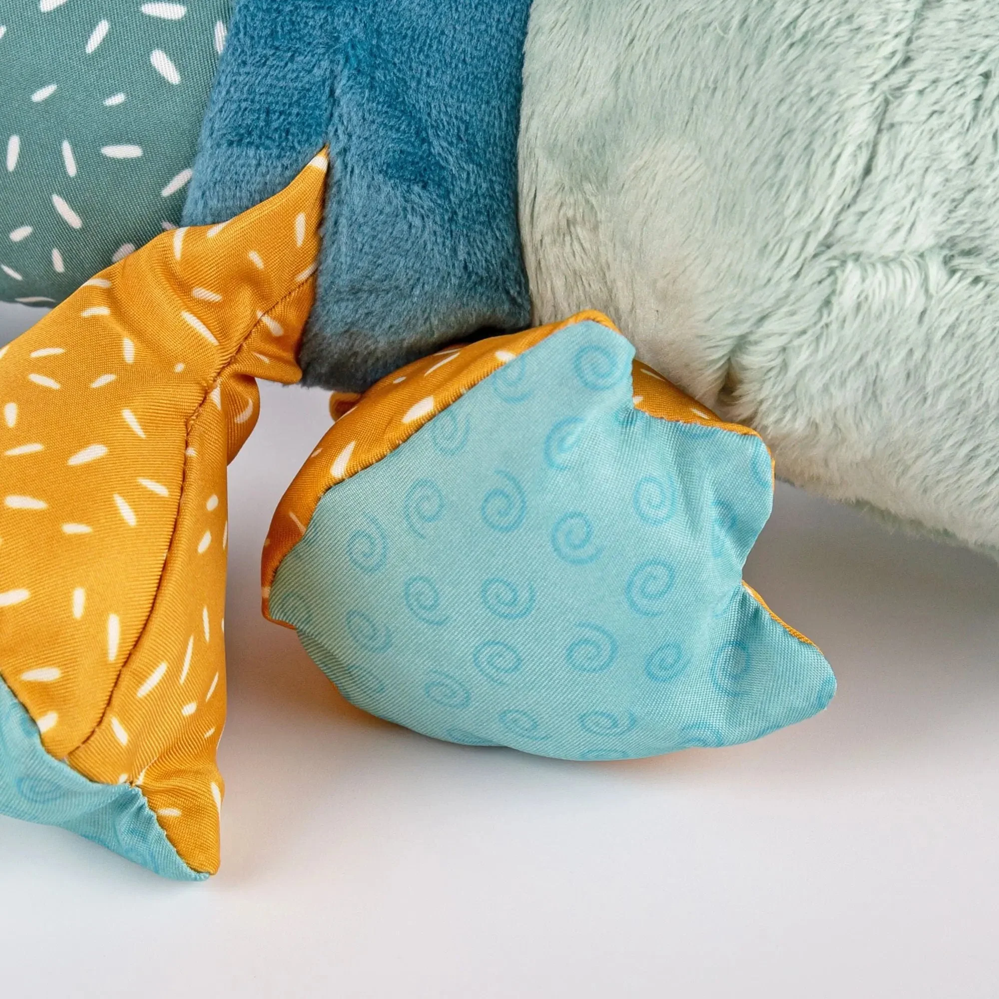 Sigikid Patchwork Crocodile Plush Toy - Image 3