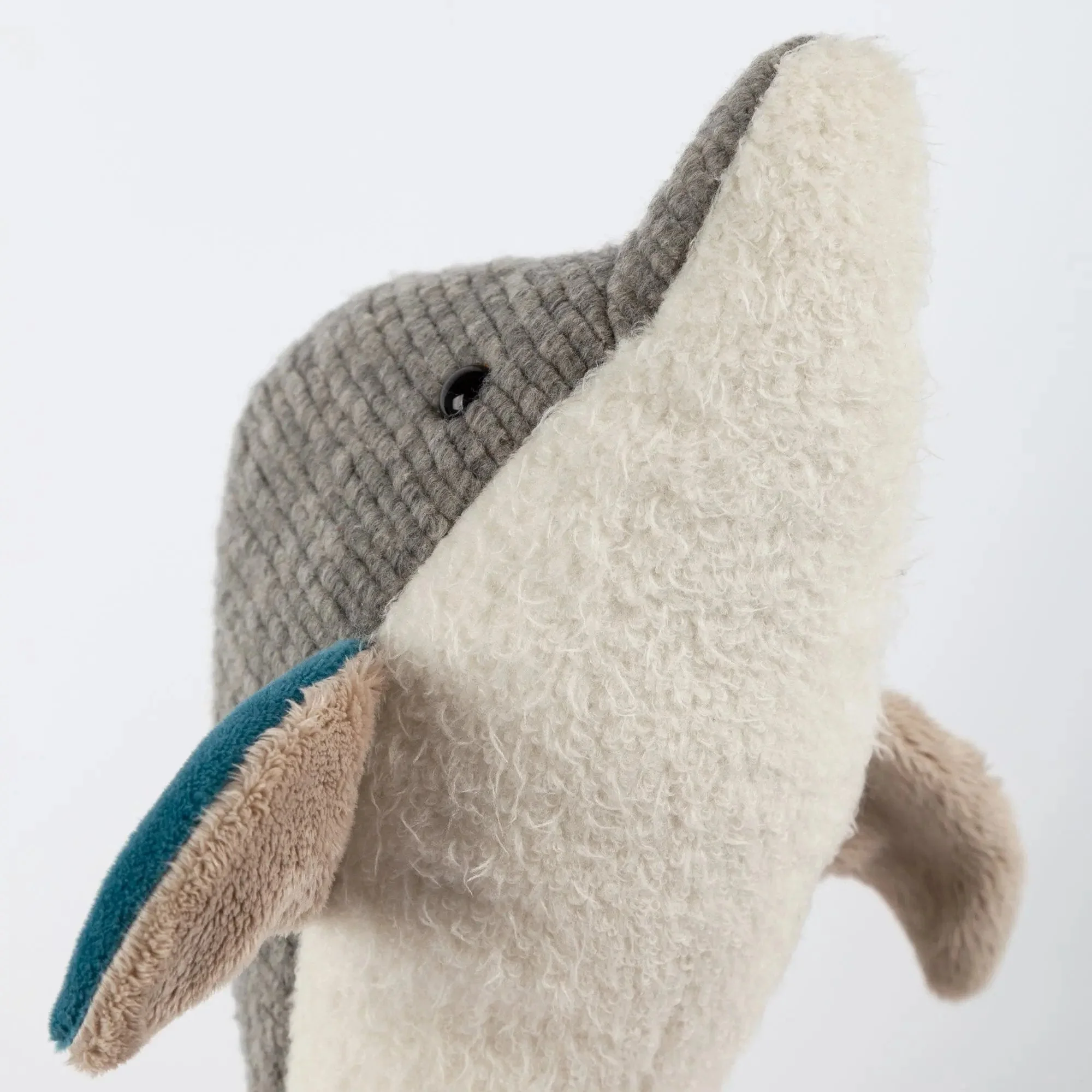 Sigikid Patchwork Dolphin Plush Toy - Image 4