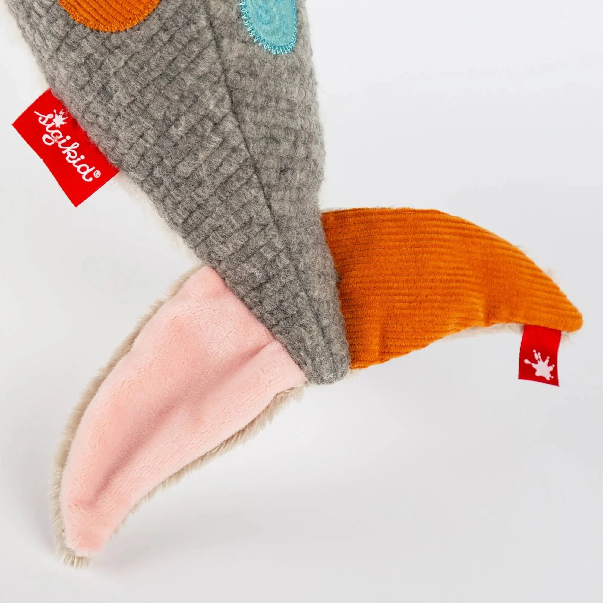 Sigikid Patchwork Dolphin Plush Toy - Image 7