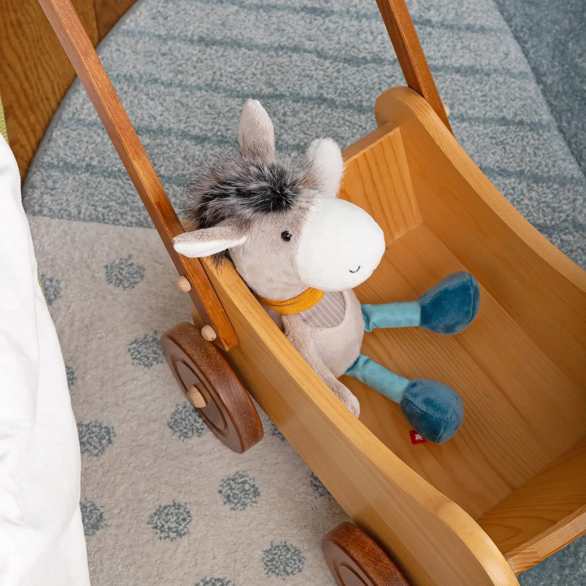 Sigikid Patchwork Donkey Plush Toy - Image 10