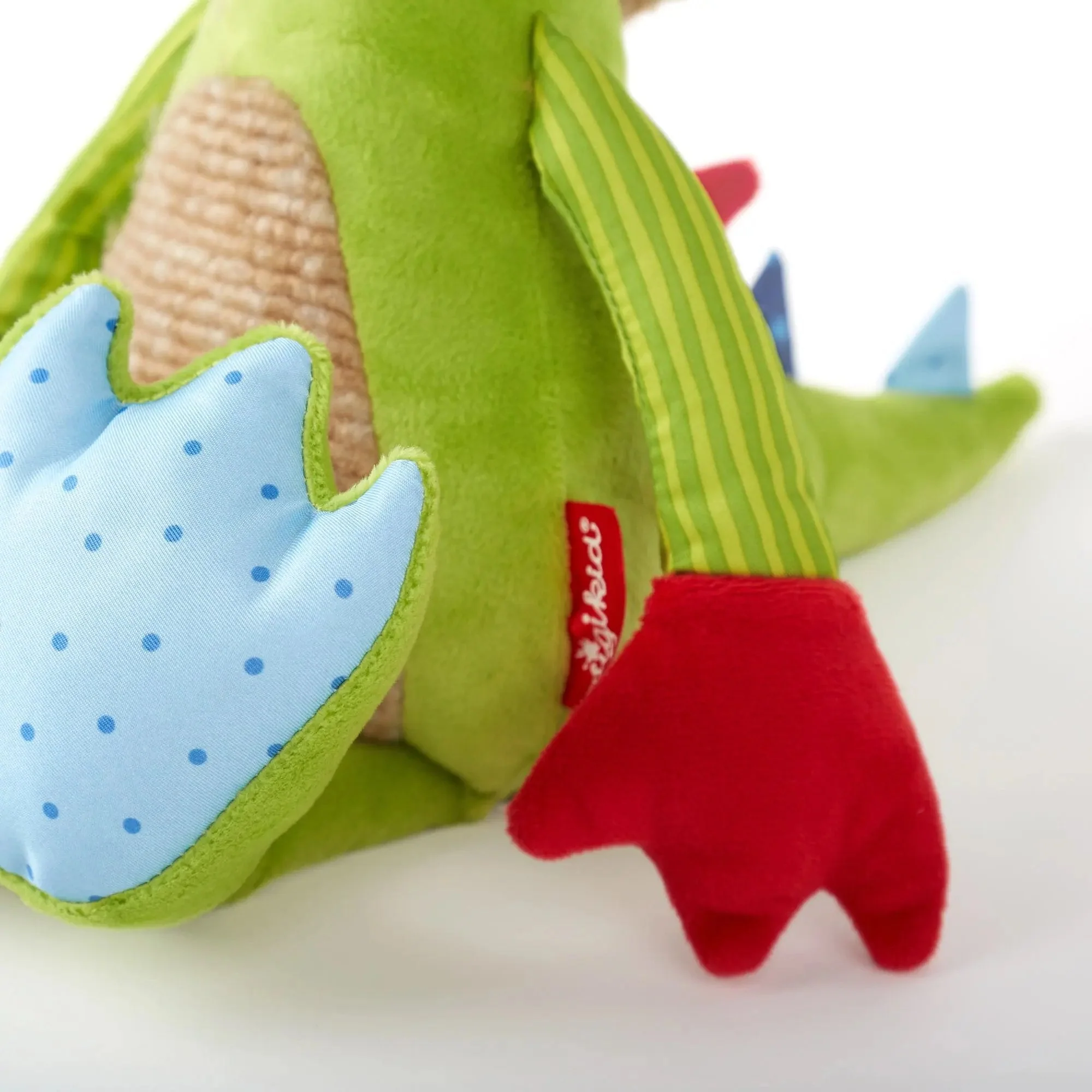 Sigikid Patchwork Dragon Plush Toy - Image 2
