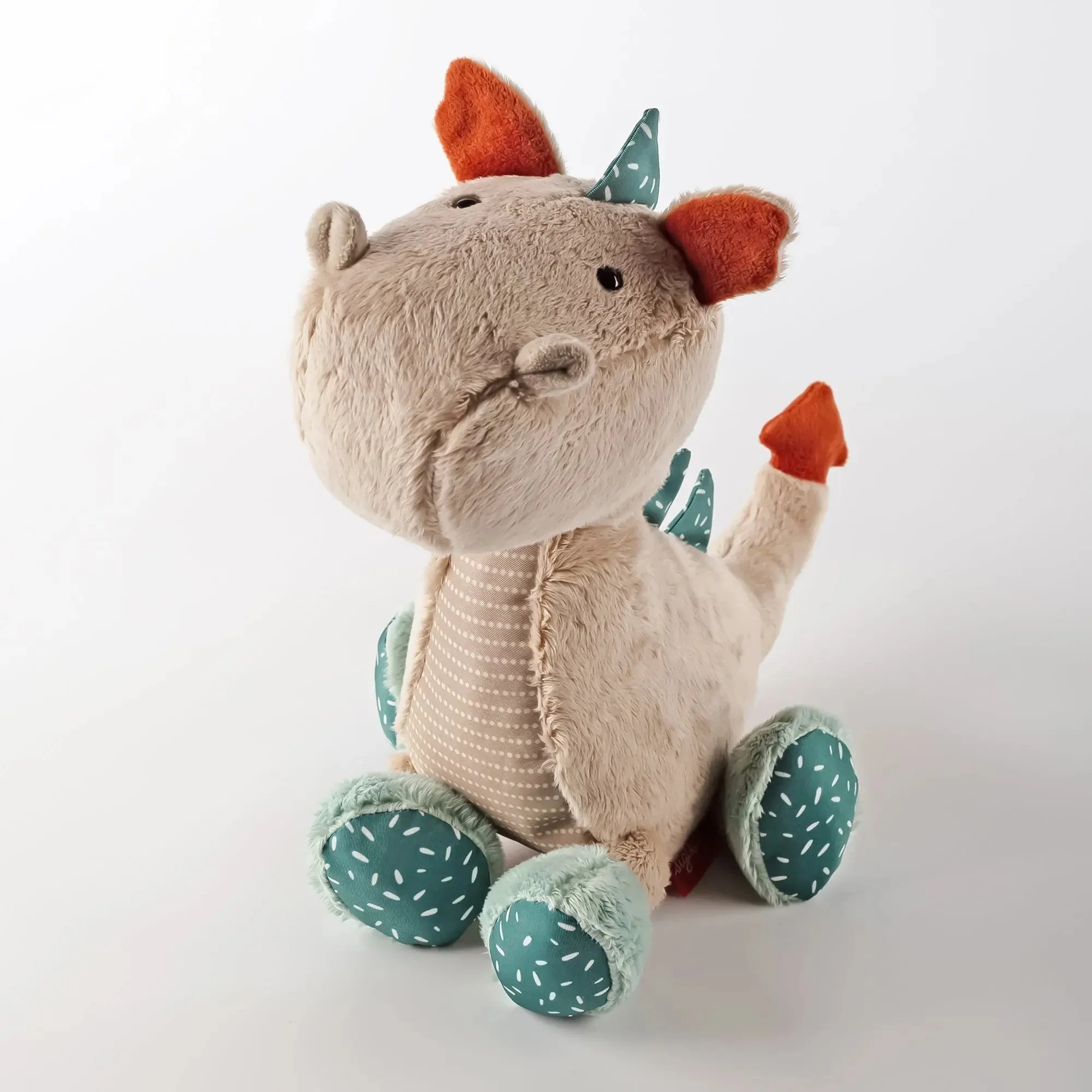 Sigikid Patchwork Dragon Plush Toy - Image 4
