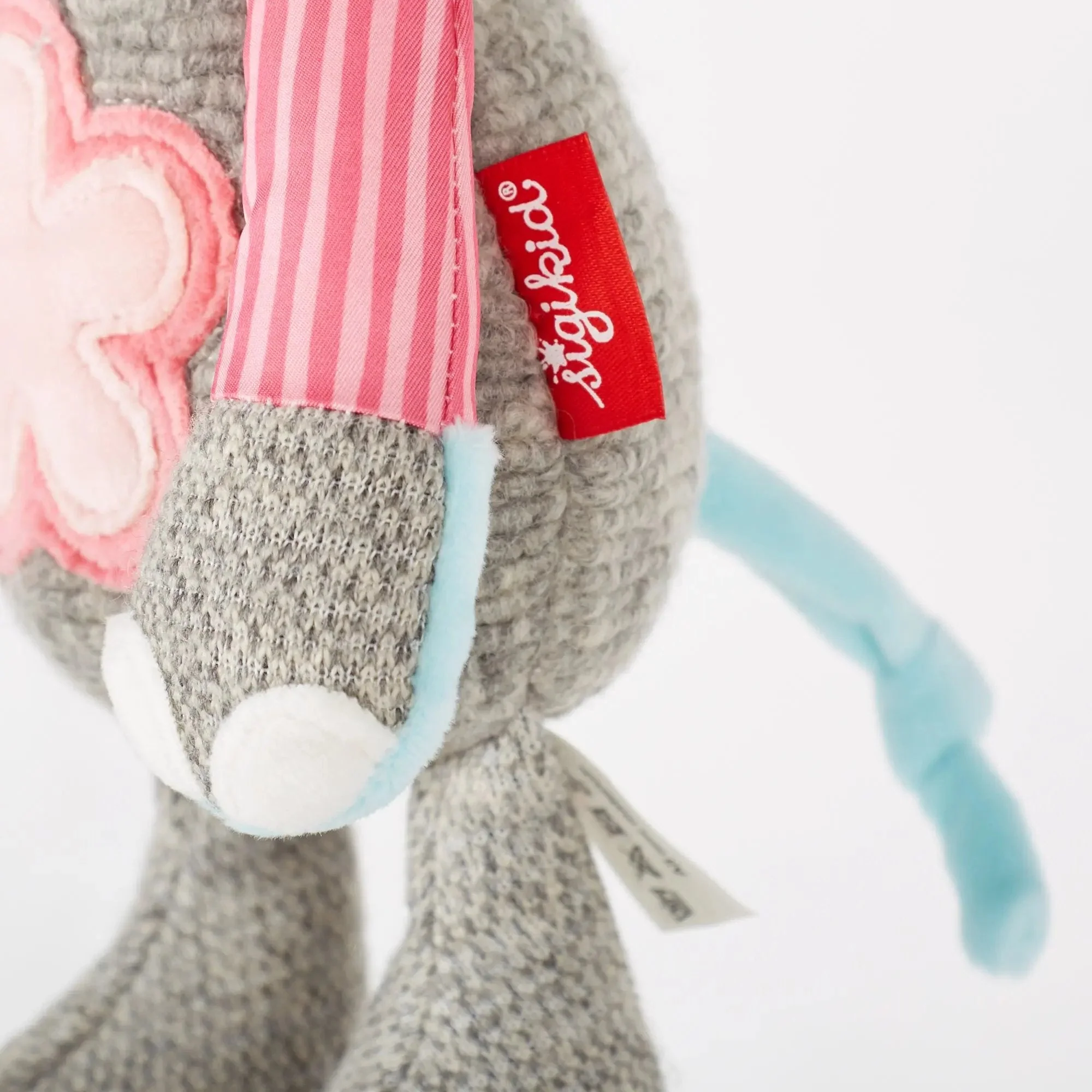Sigikid Patchwork Flower Elephant Plush Toy - Image 3