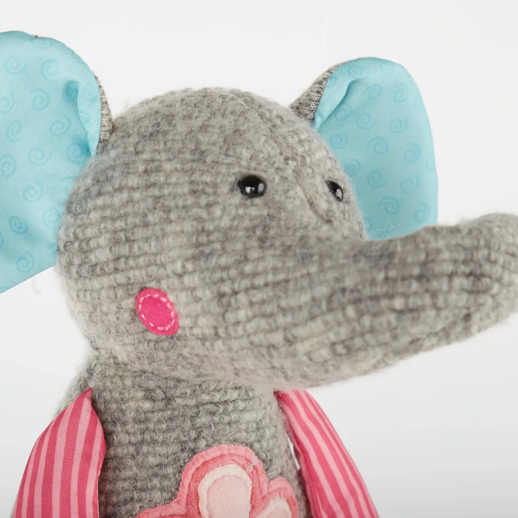 Sigikid Patchwork Flower Elephant Plush Toy - Image 6