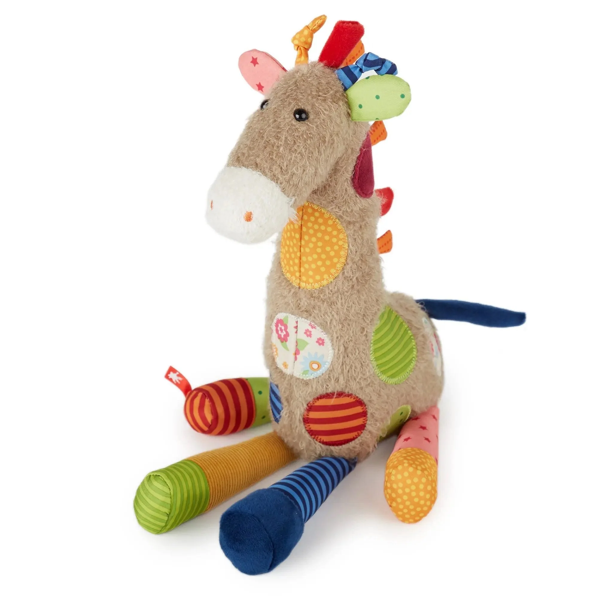 Sigikid Patchwork Giraffe Plush Toy - Image 2
