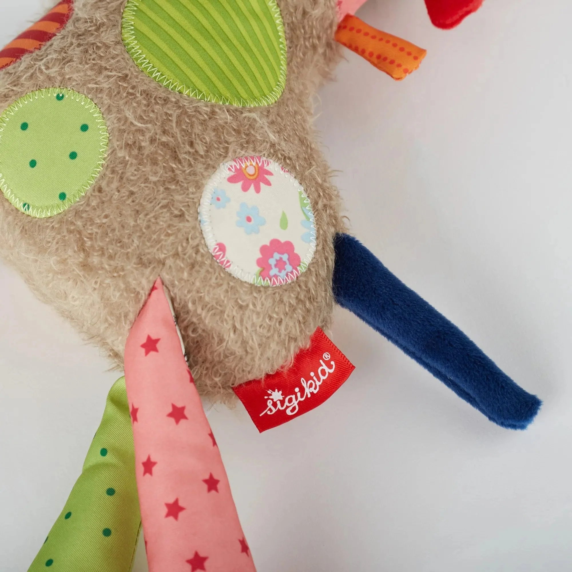 Sigikid Patchwork Giraffe Plush Toy - Image 4