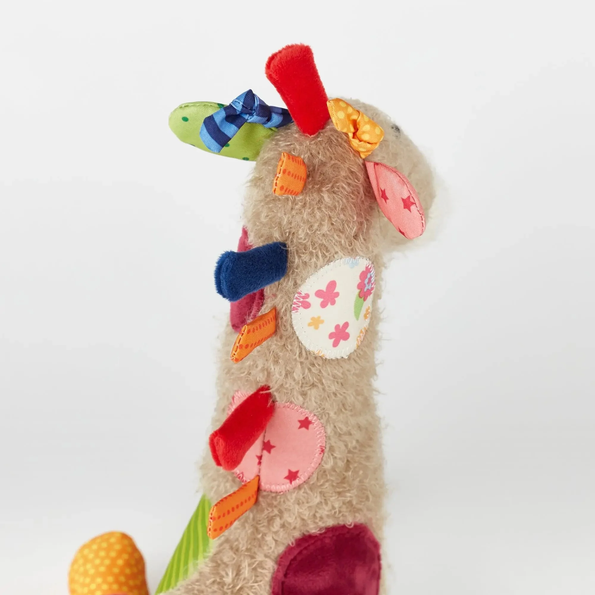 Sigikid Patchwork Giraffe Plush Toy - Image 5