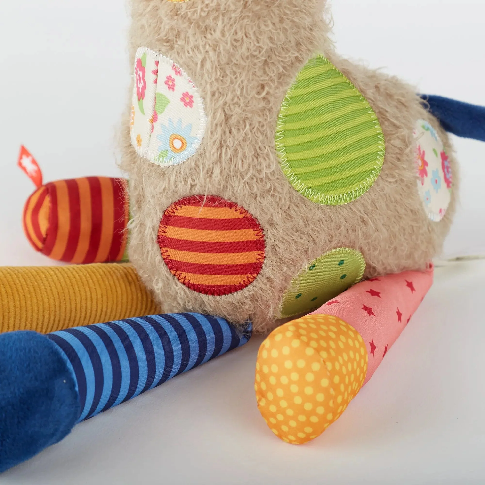 Sigikid Patchwork Giraffe Plush Toy - Image 6