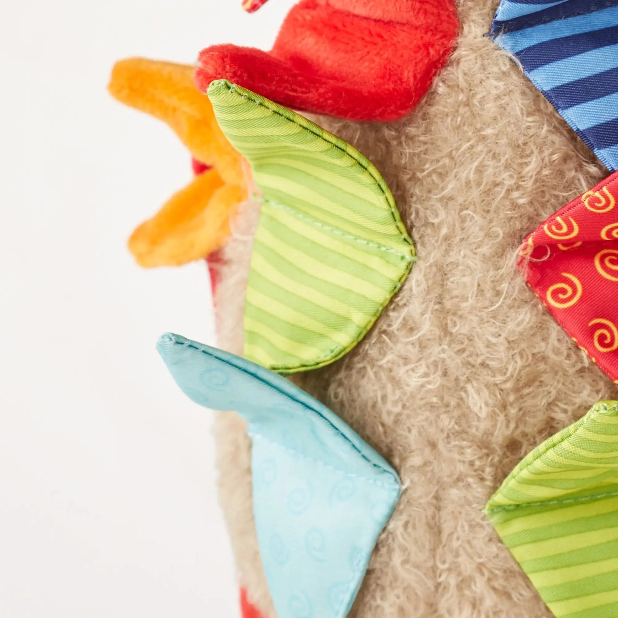 Sigikid Patchwork Hedgehog Plush Toy - Image 3