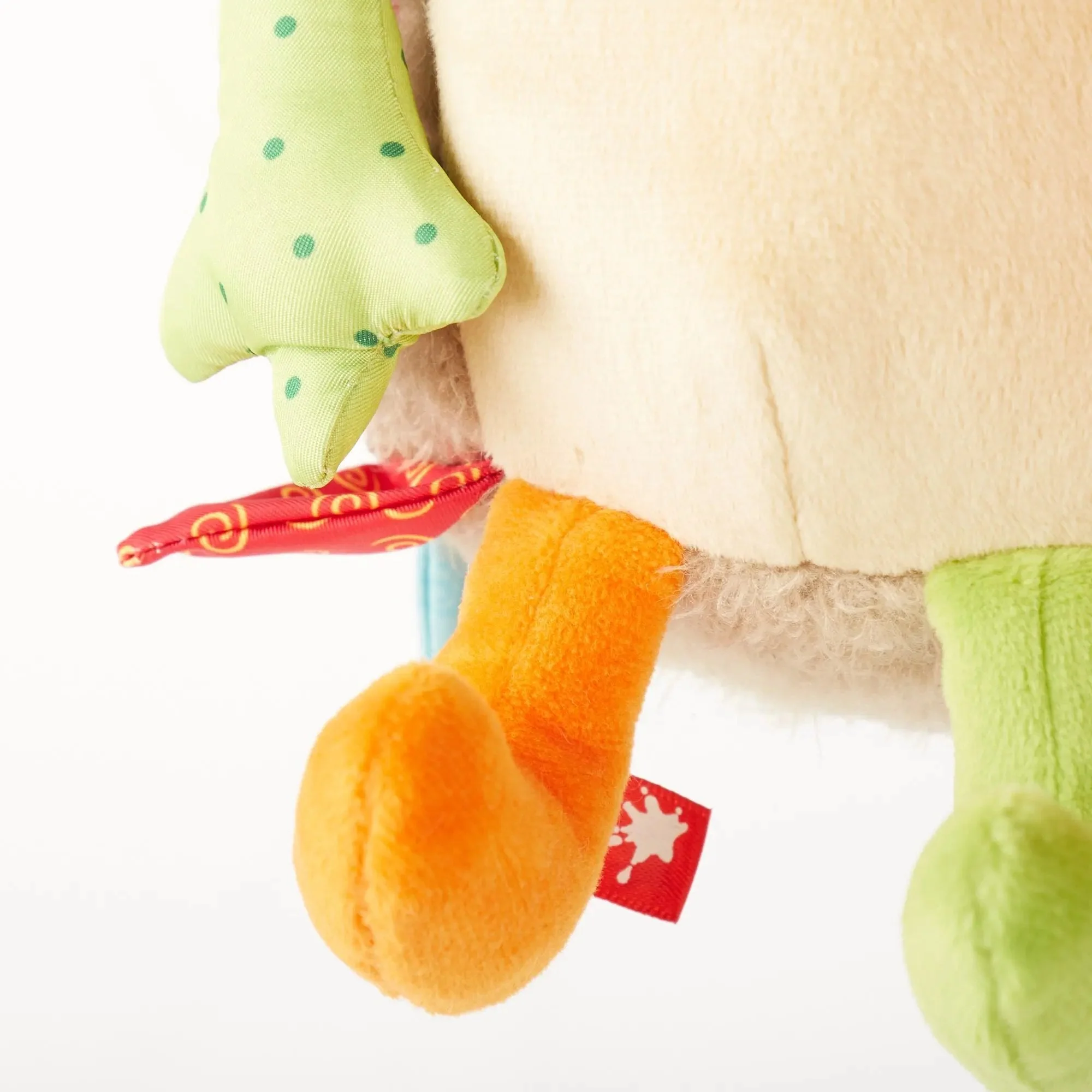 Sigikid Patchwork Hedgehog Plush Toy - Image 4