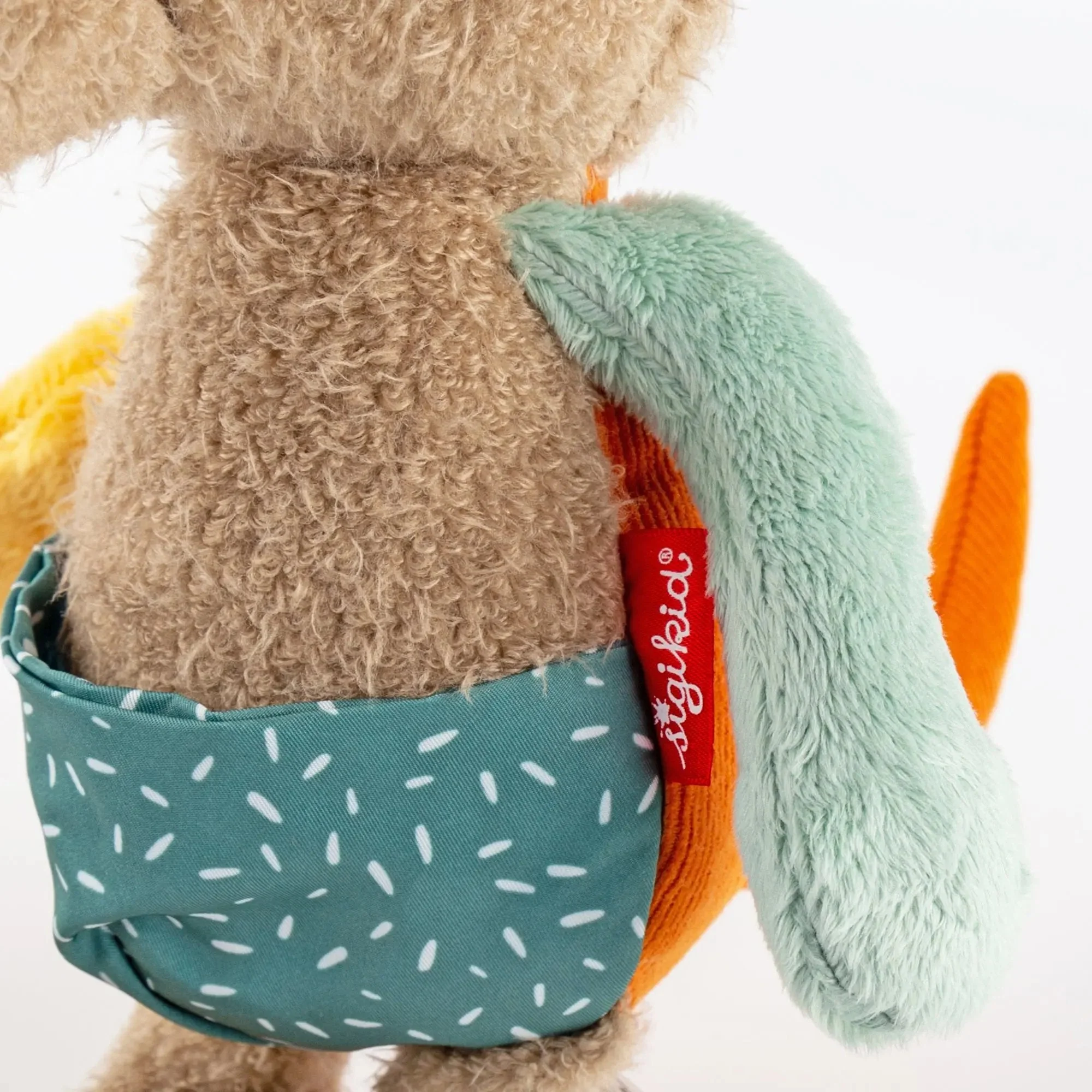 Sigikid Patchwork Kangaroo Plush Toy - Image 6