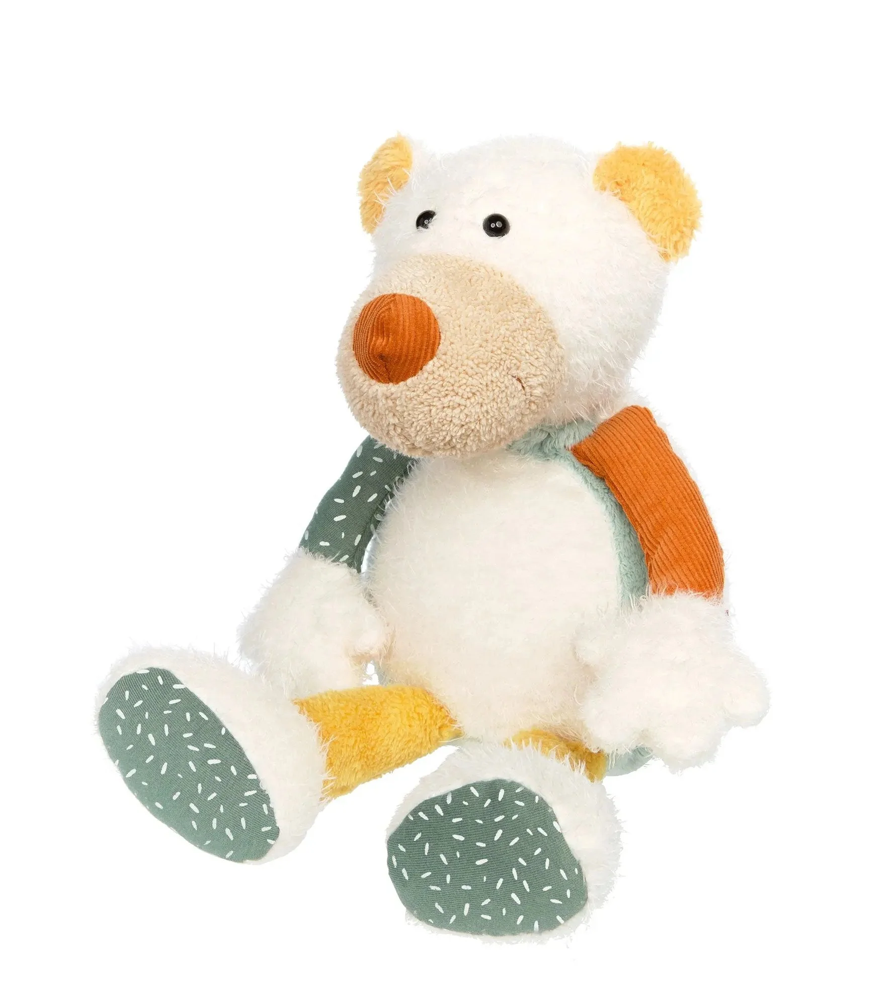Sigikid Patchwork Polar Bear Plush Toy - Image 4