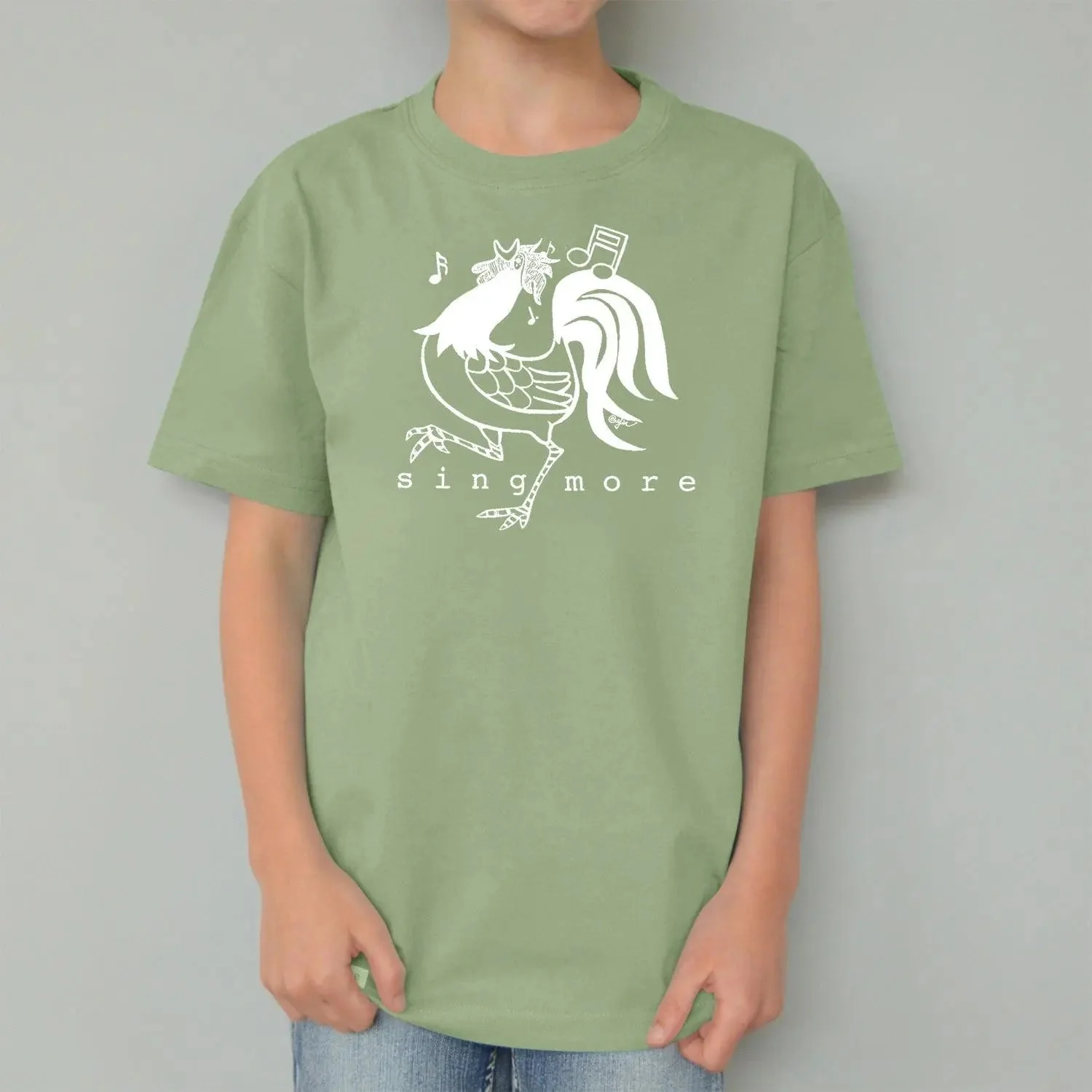 Uni-T "Sing More" Rooster T-Shirt for Kids - Image 10