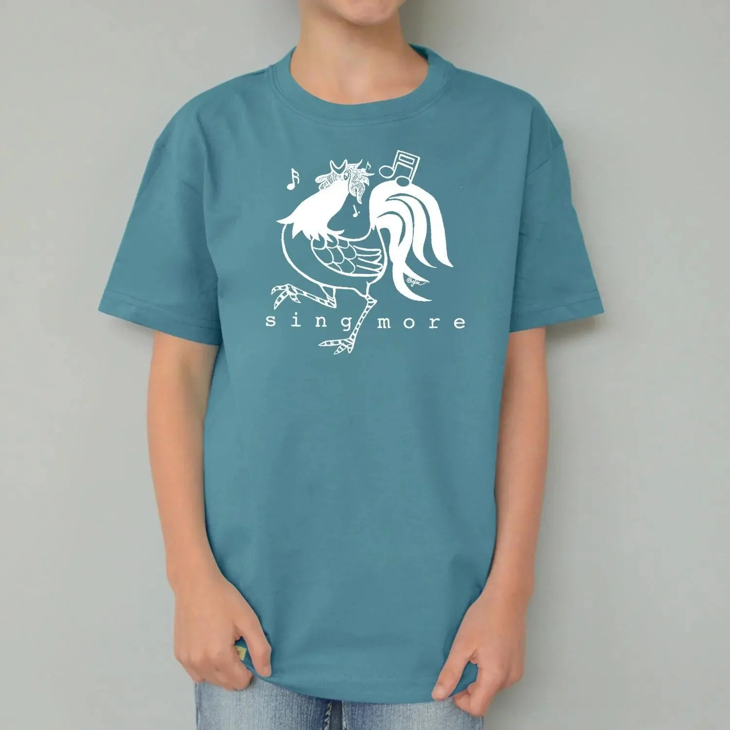 Uni-T "Sing More" Rooster T-Shirt for Kids - Image 11