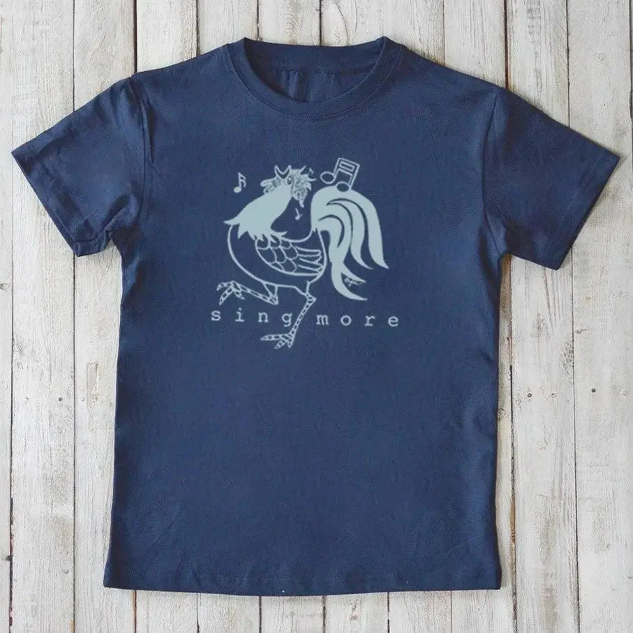 Uni-T "Sing More" Rooster T-Shirt for Kids - Image 5