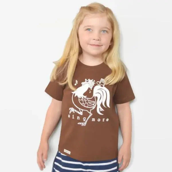 Uni-T "Sing More" Rooster T-Shirt for Kids - Image 6