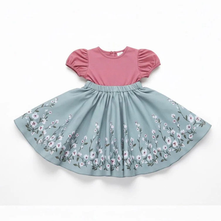 ozznekshoes Soft and Breathable Organic Cotton Girl Dress | Bloom - Image 2