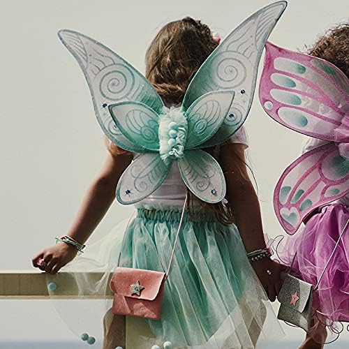 Souza Angelina Fairy Costume – Skirt and Wings Set (mint green) - Image 2