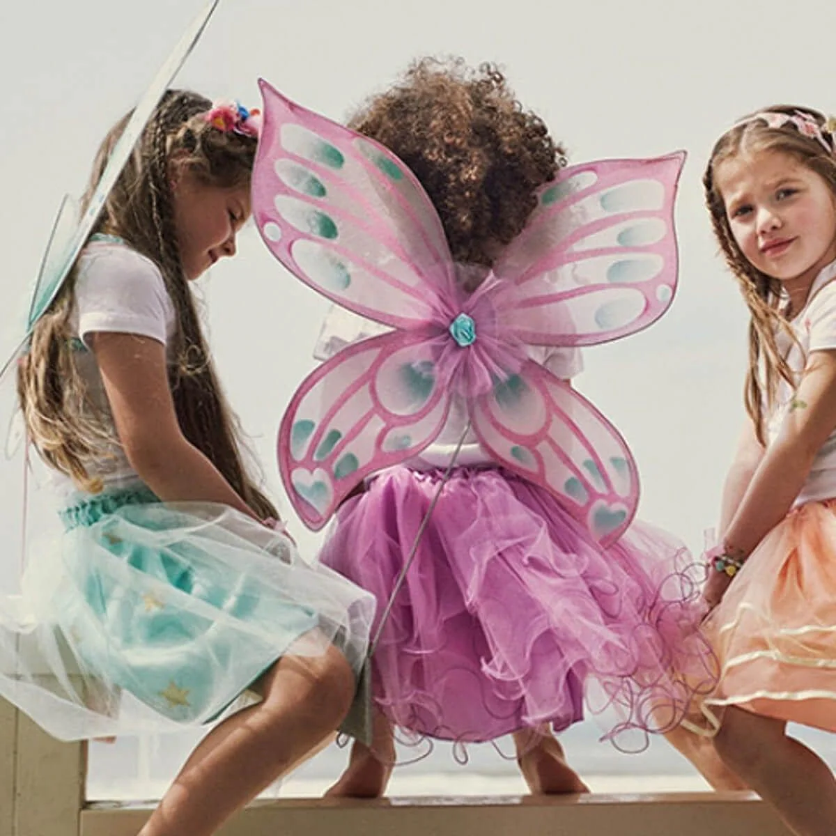 Souza Angelina Fairy Costume – Skirt and Wings Set (mint green) - Image 3