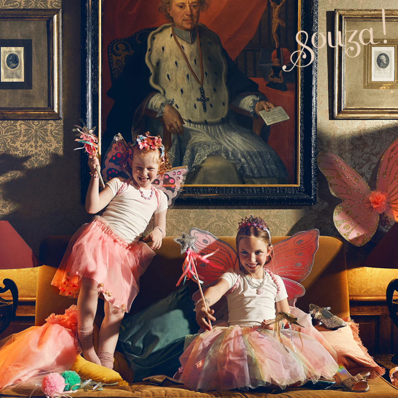 Souza Carlina Fairy Costume–Skirt and Wings Set (multicolor) - Image 2