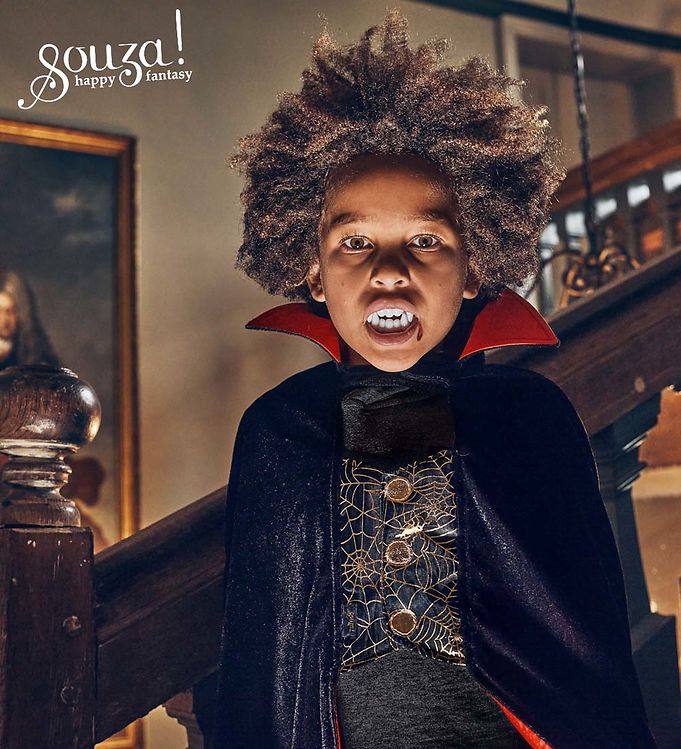 Souza Dracula cape + teeth Costume Set for Children - Image 3