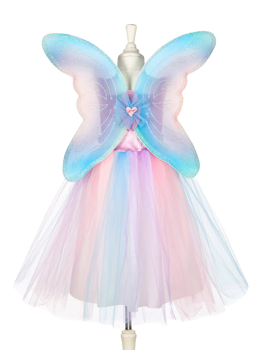 Souza Felicity Fairy Costume – Dress and Wings Set (pink & blue) - Image 2