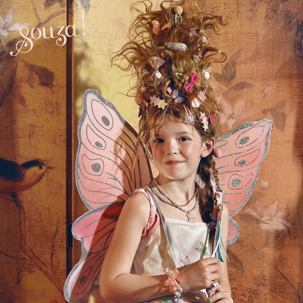 Souza Louanne Fairy Costume – Dress and Wings Set (multicolor) - Image 2