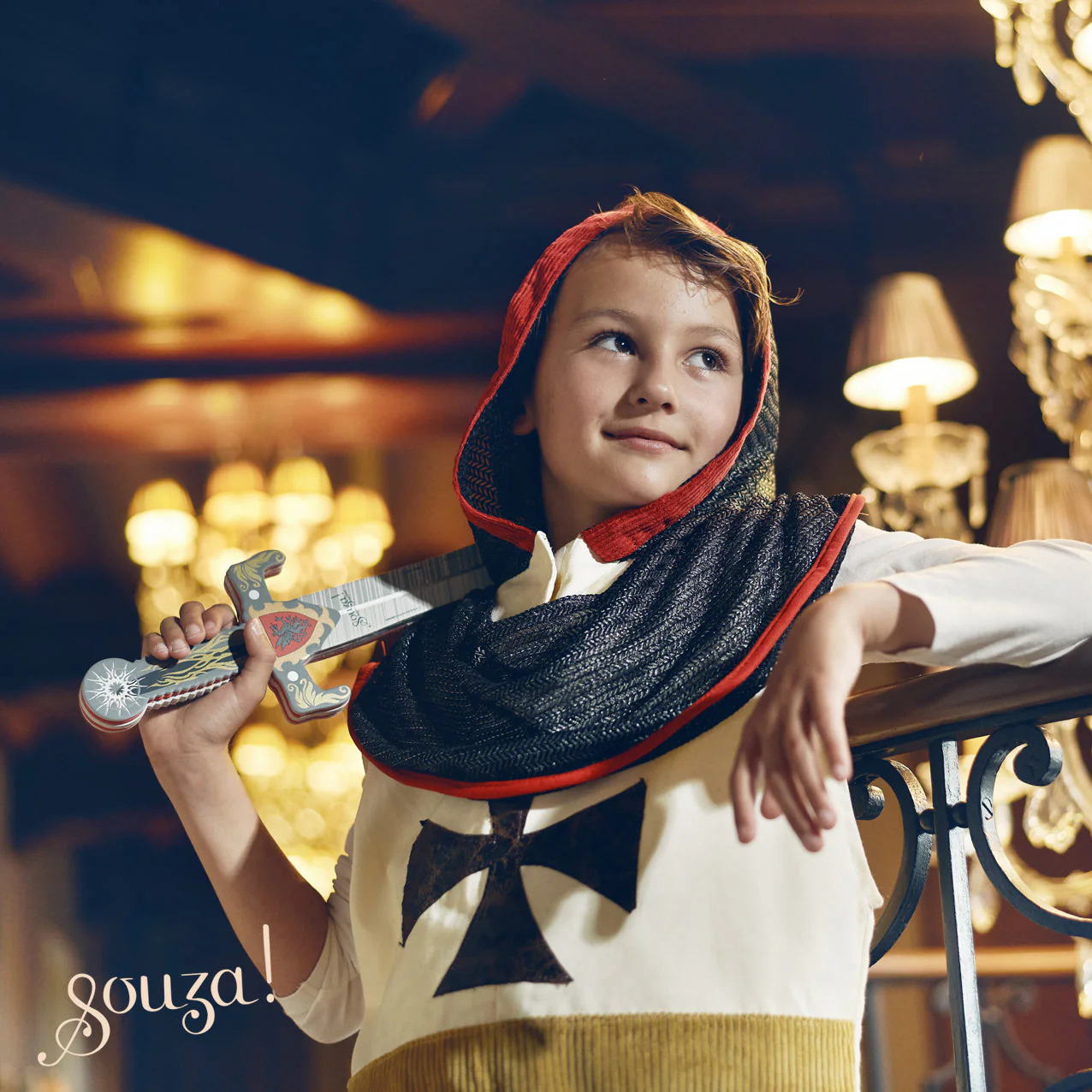 Souza Norman Knight Costume for Kids - Image 3