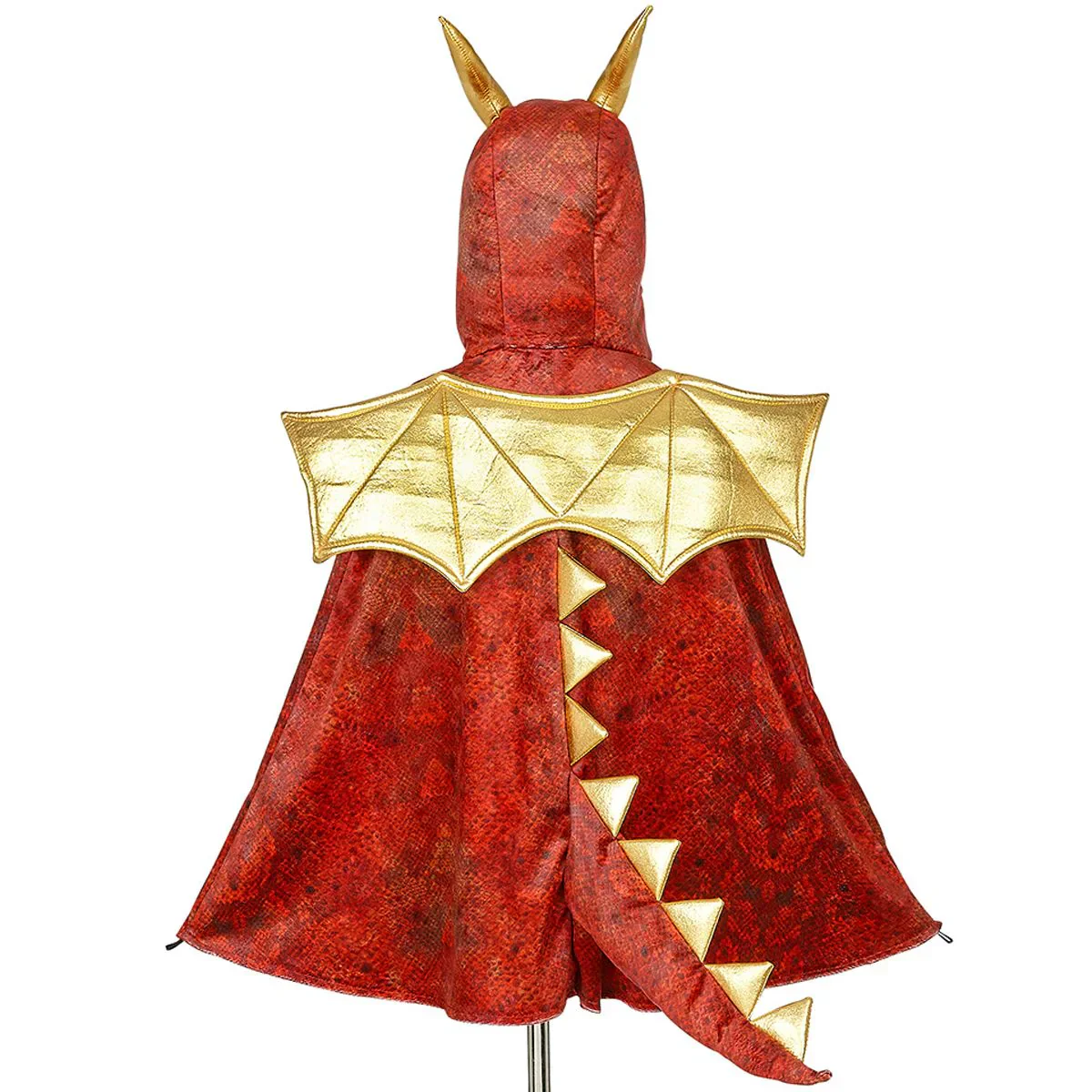 Souza Red Dragon Costume Cape for Kids - Carnival & Festive Use - Image 2