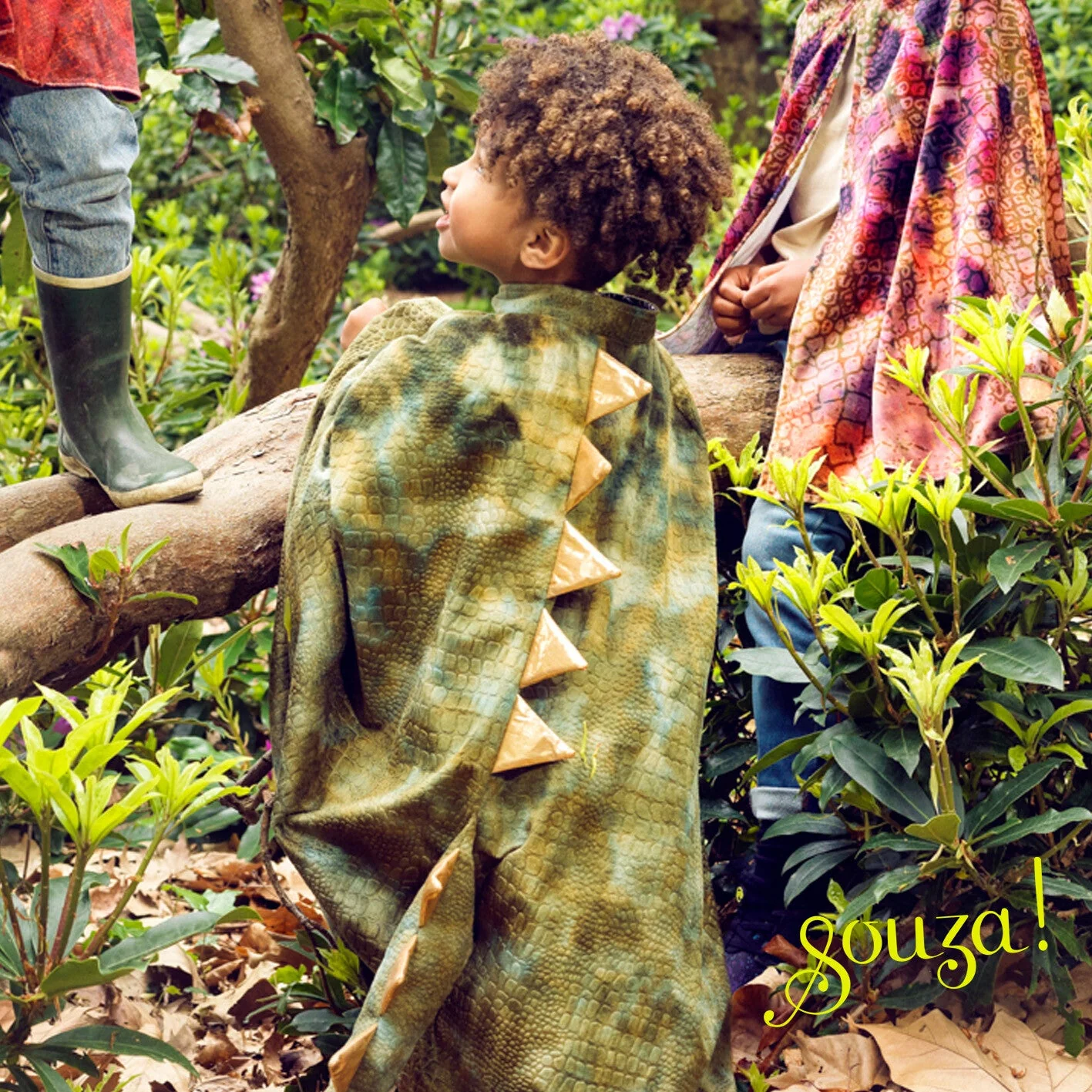 Souza  T rex Green Dragon Costume Cape for Kids - Image 4