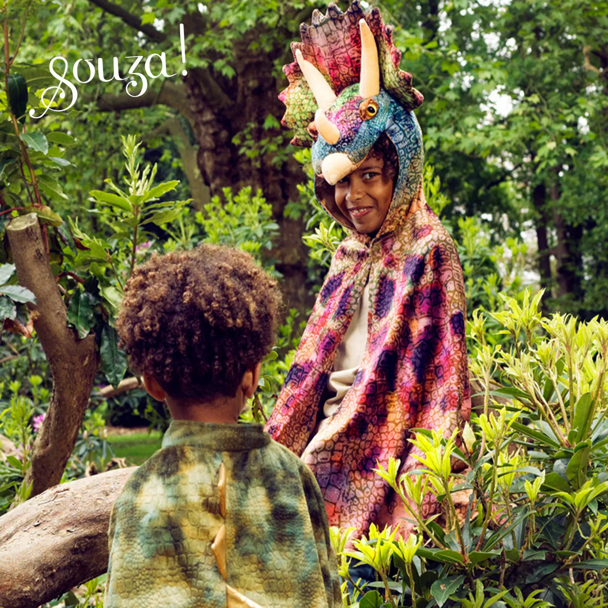 Souza Triceratops Dragon Costume Cape for Kids - Image 3