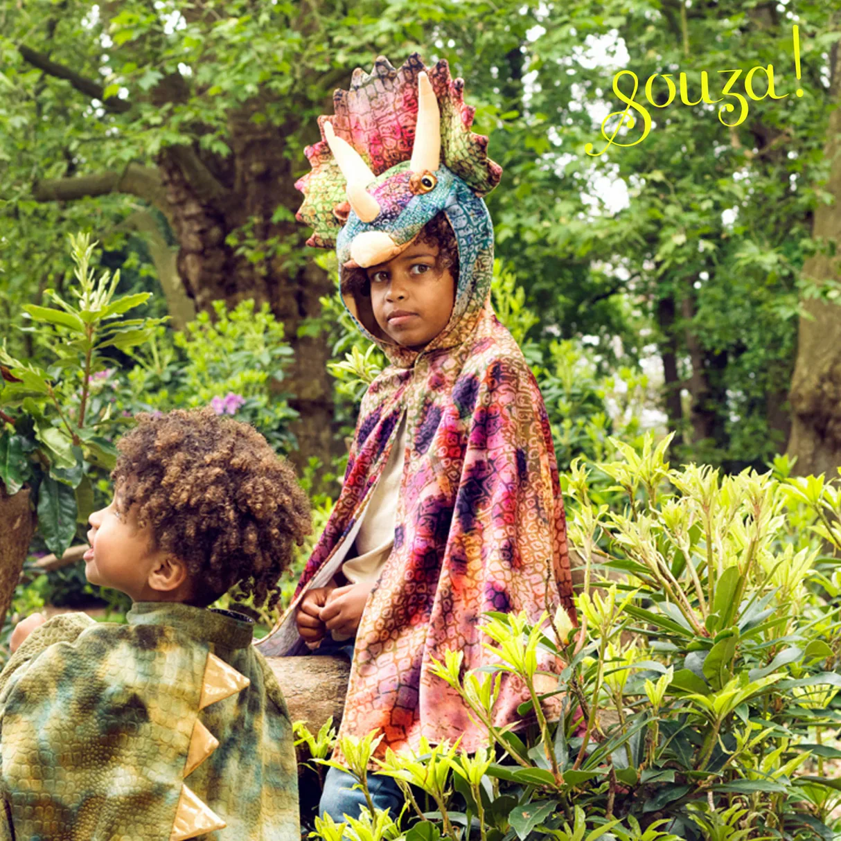 Souza Triceratops Dragon Costume Cape for Kids - Image 4