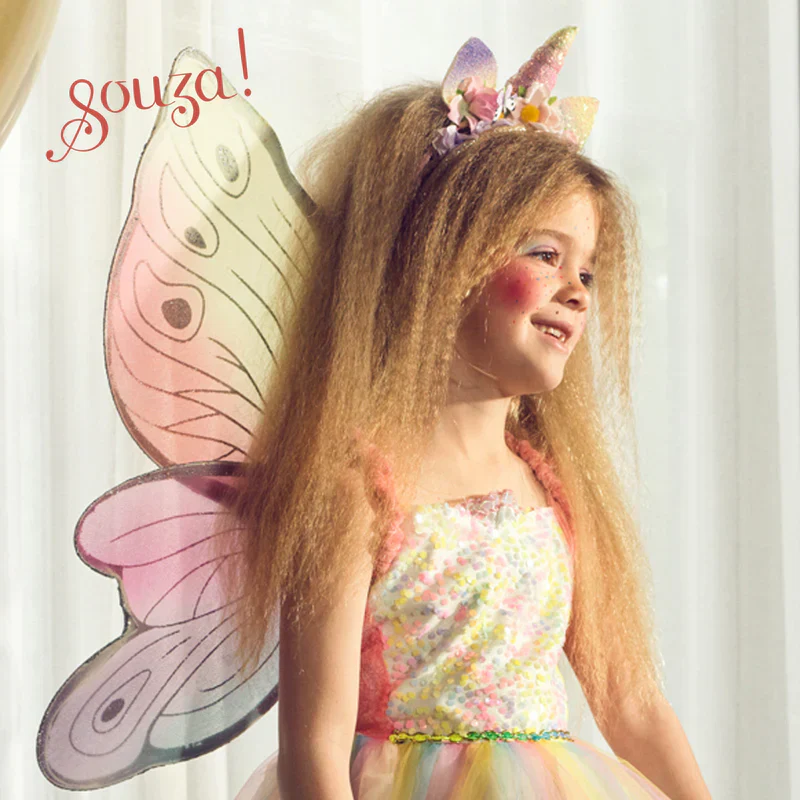 Souza Valerie Fairy Costume – Dress and Wings Set (multicolor) - Image 3