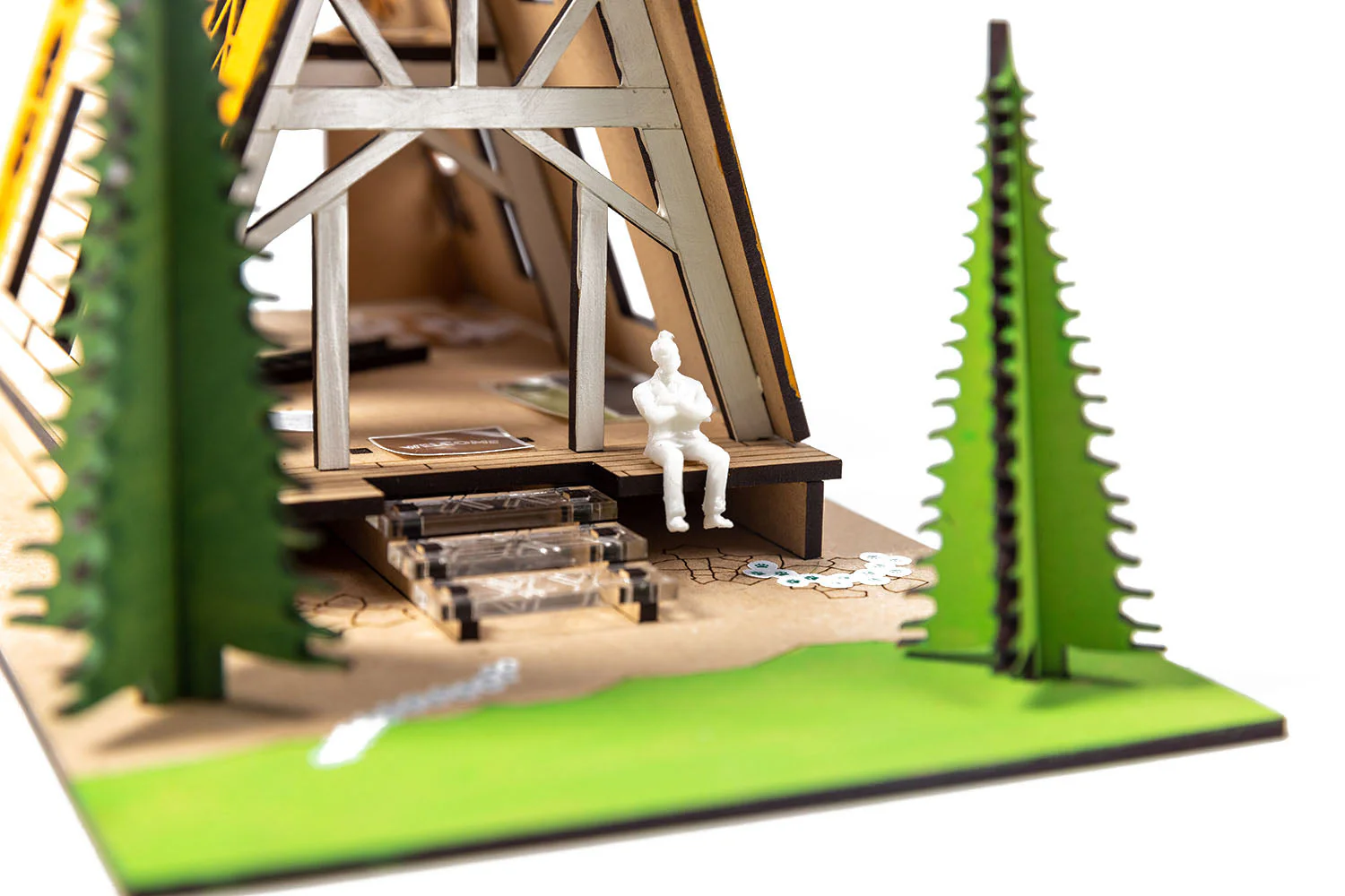 Stix-Brix EVERGREEN CABIN - Image 3