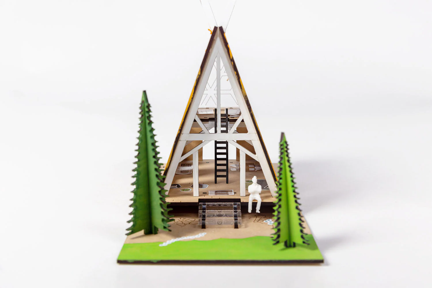 Stix-Brix EVERGREEN CABIN - Image 5