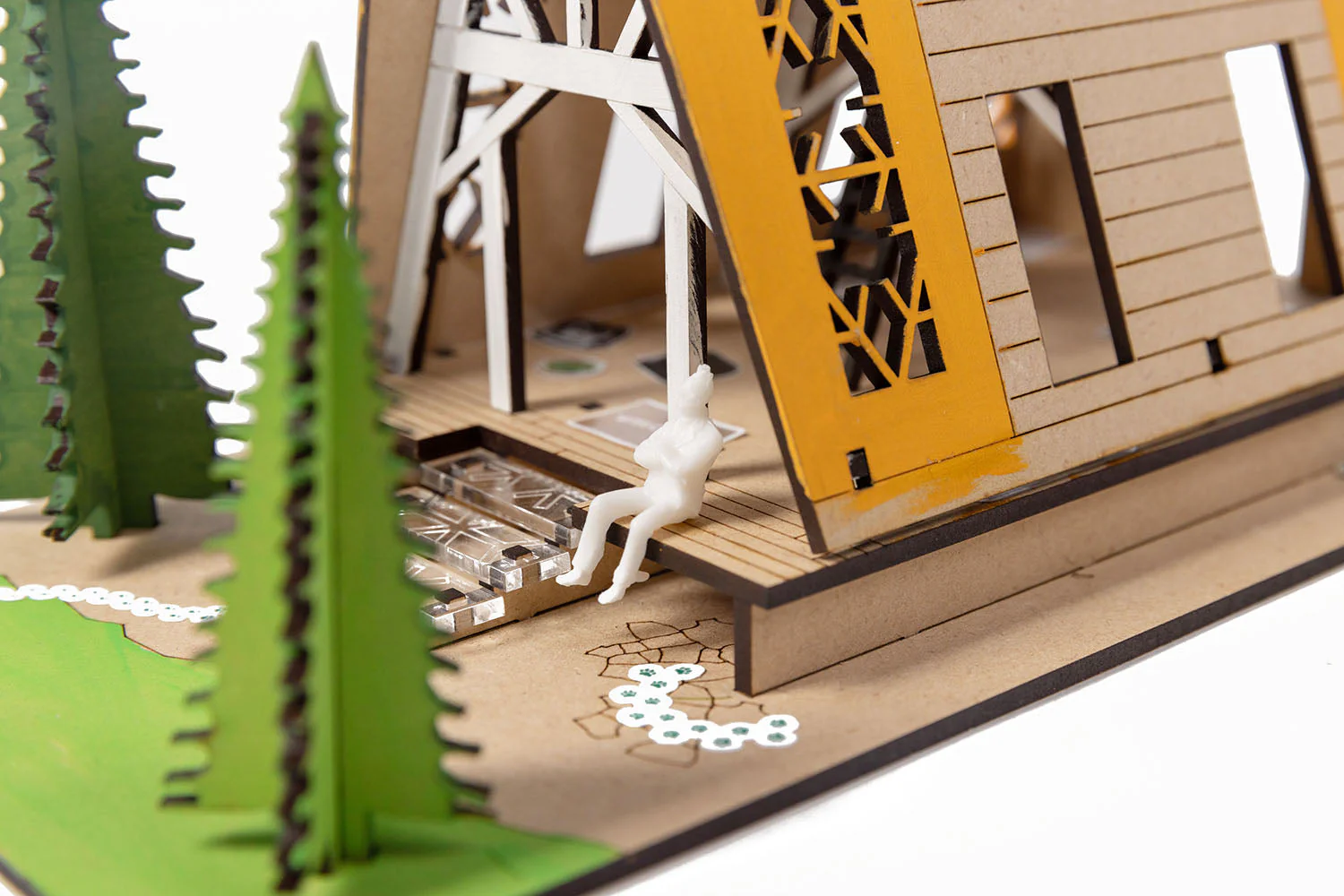 Stix-Brix EVERGREEN CABIN - Image 8