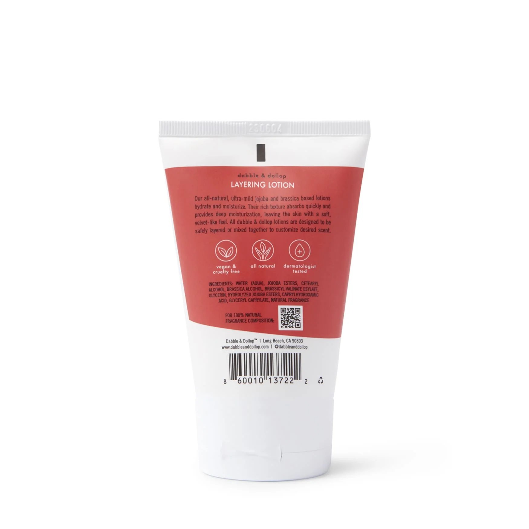 Dabble & Dollop Strawberry Body Lotion - Image 2