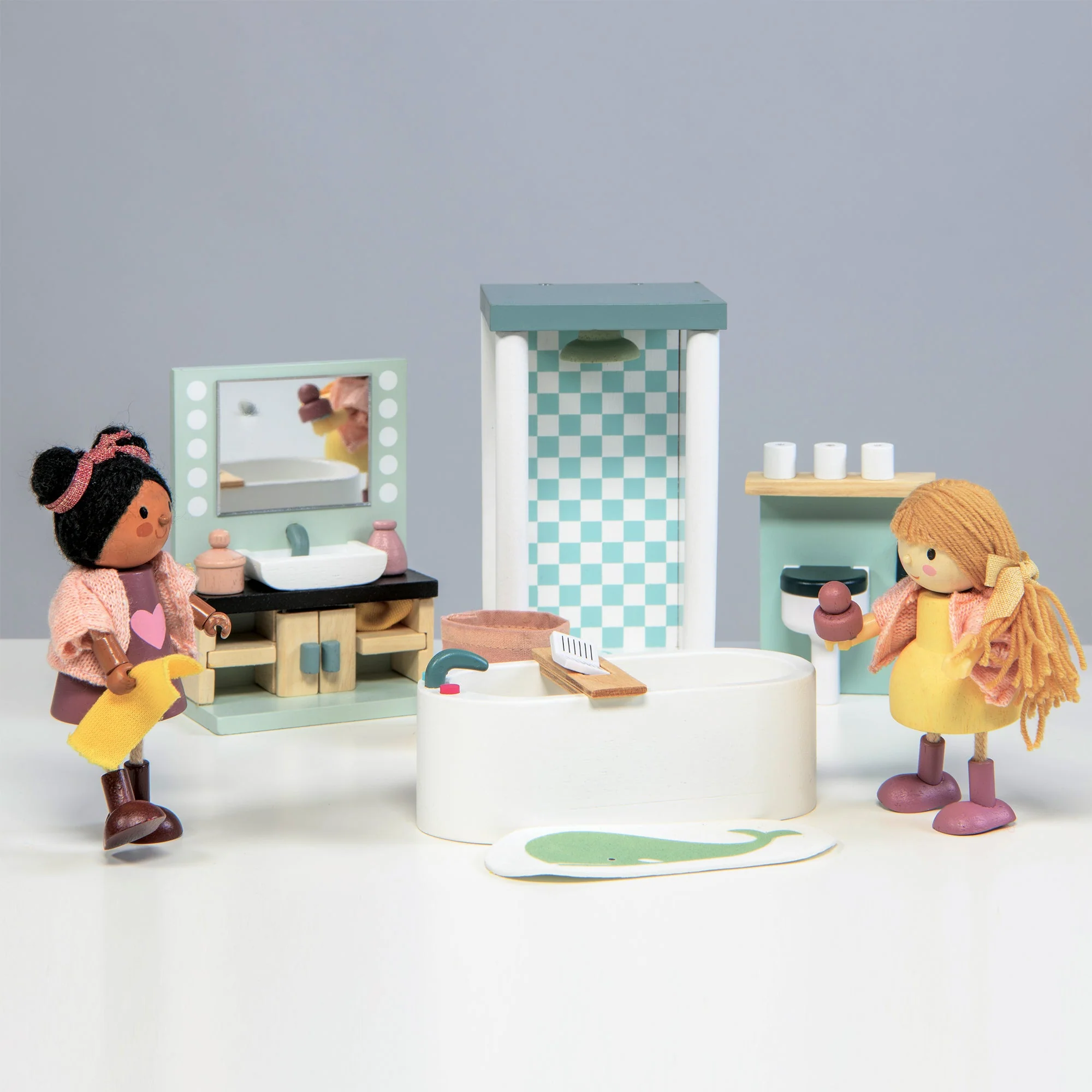 Tender Leaf Dolls House Bathroom Furniture - Image 2