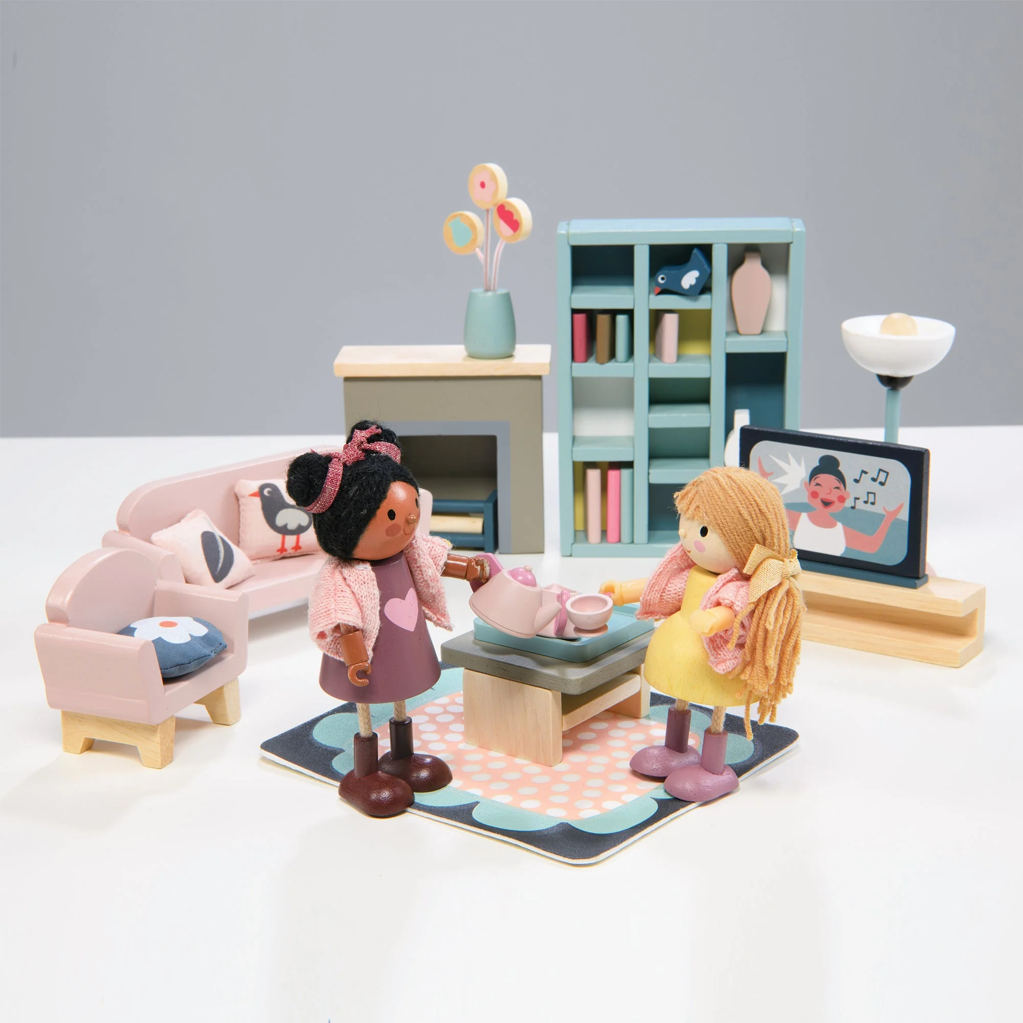 Tender Leaf Dolls House Sitting Room Furniture - Image 4