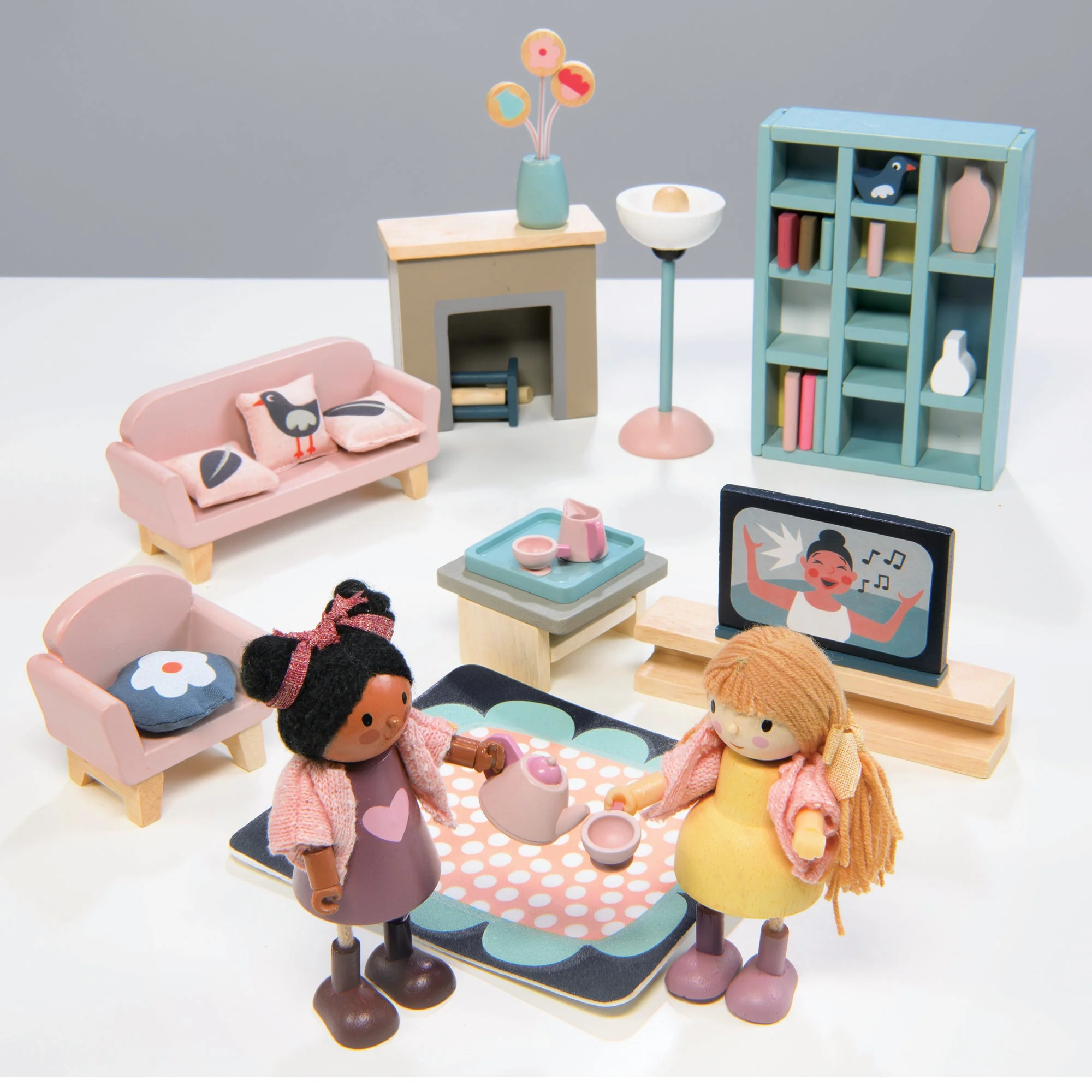 Tender Leaf Dolls House Sitting Room Furniture - Image 5