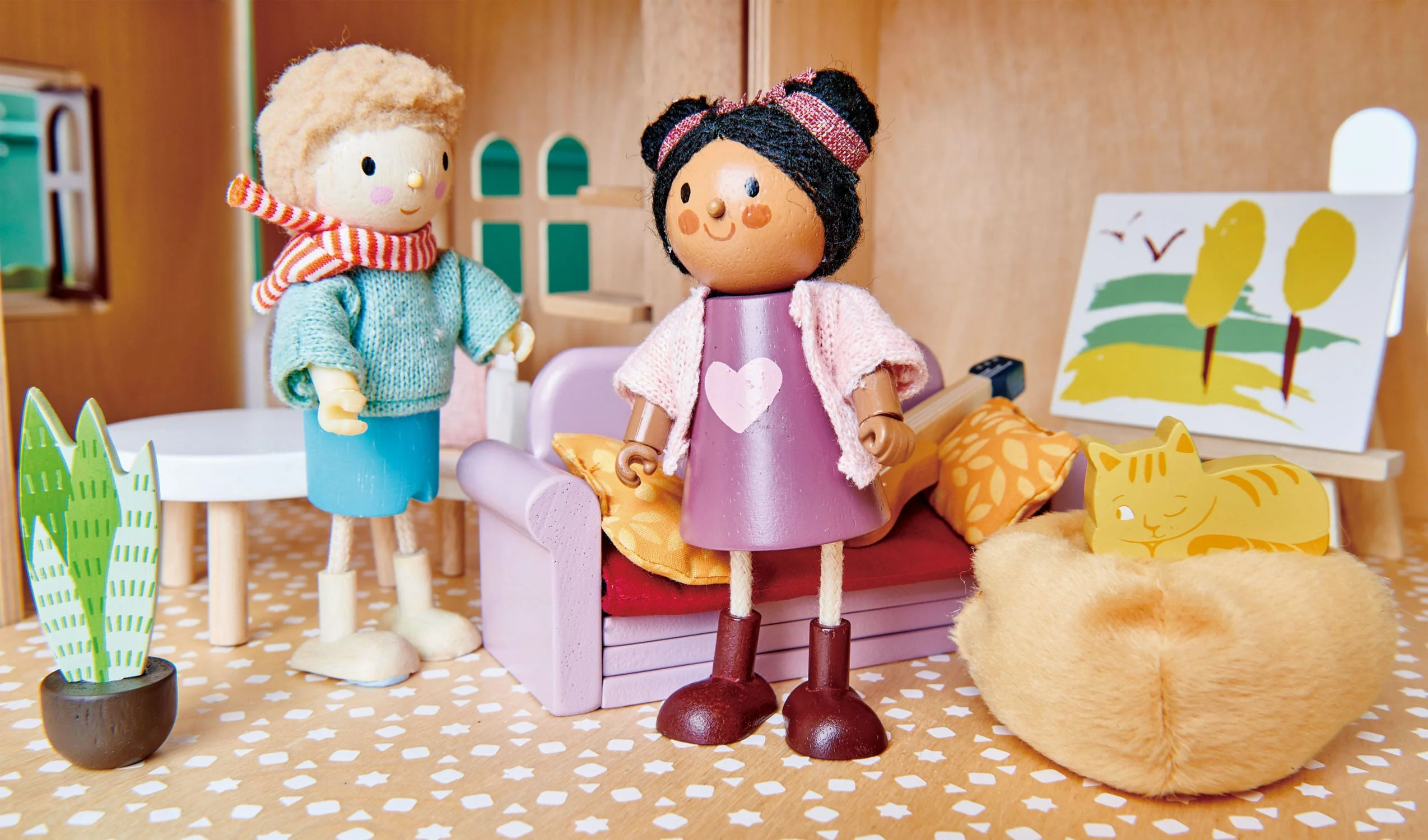 Tender Leaf Dolls House Study Furniture - Image 3