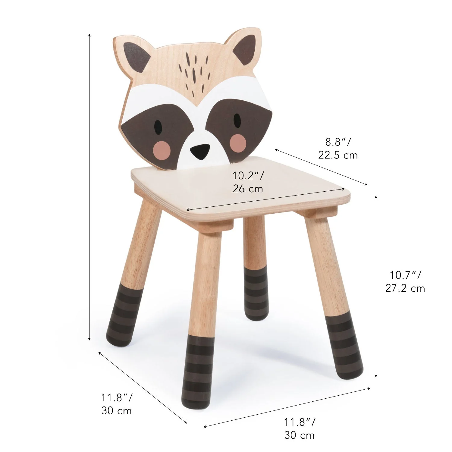 Tender Leaf Forest Raccoon Chair - Image 3