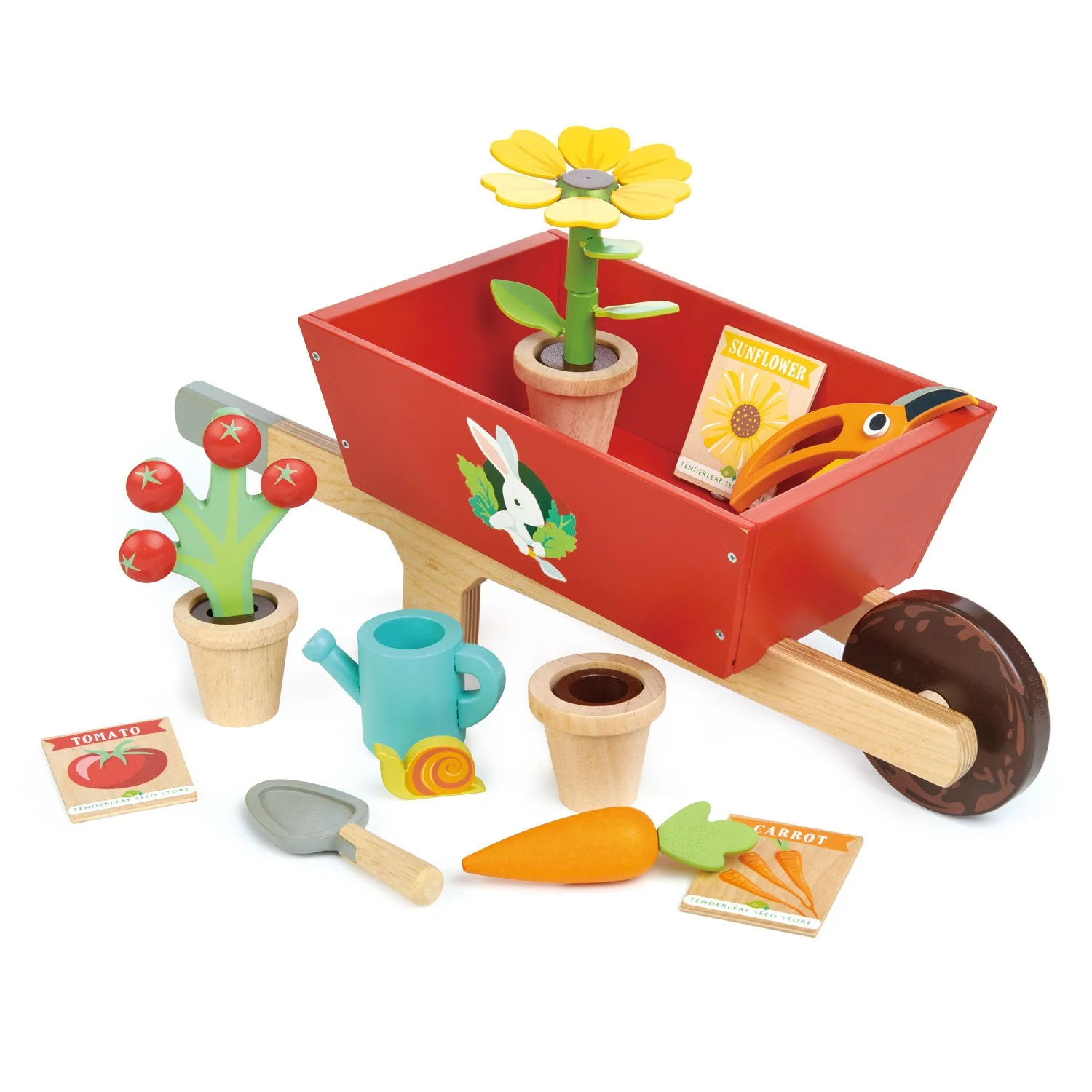 Tender Leaf Garden Wheelbarrow Set - Image 2