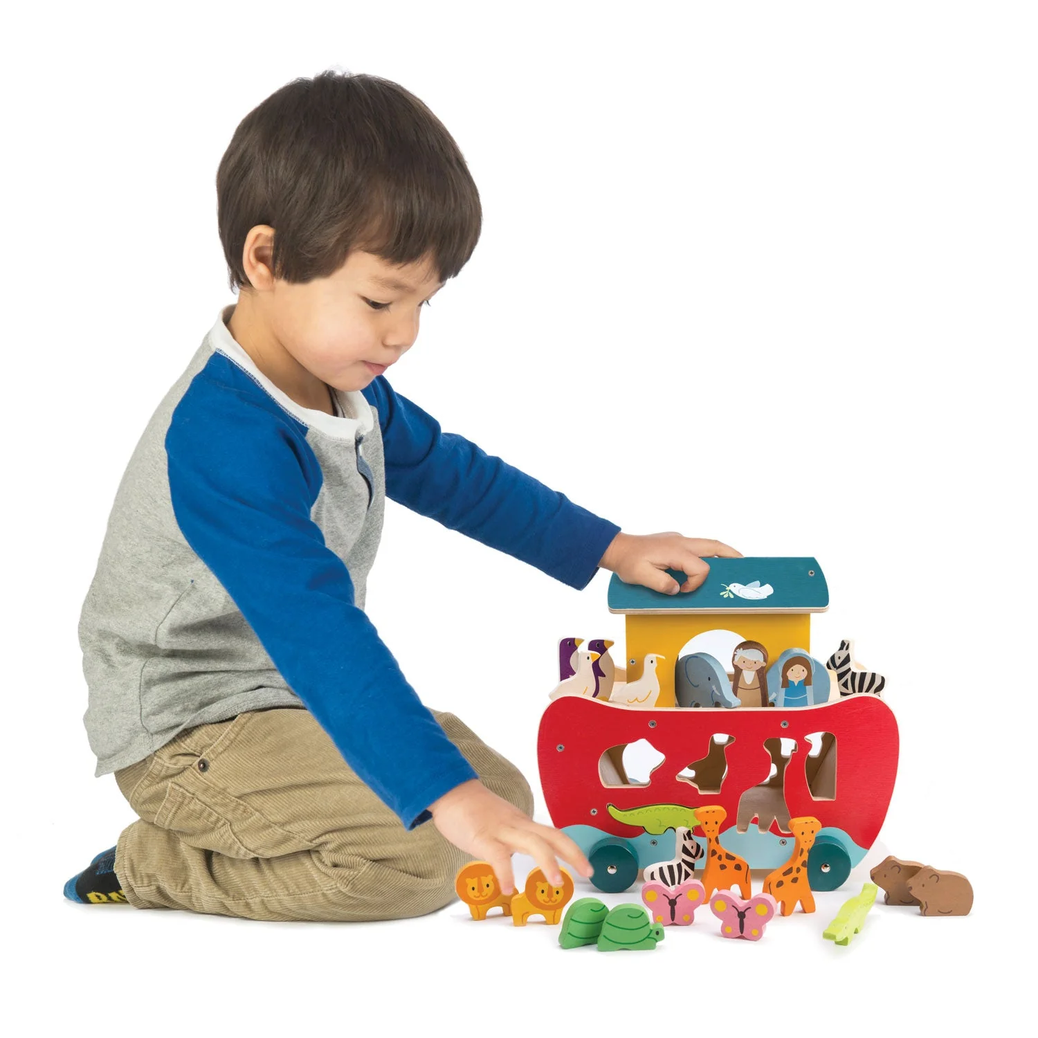 Tender Leaf Noah's Shape Sorter Ark - Image 3